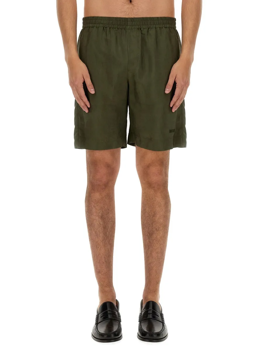 Cupro Bermuda Shorts