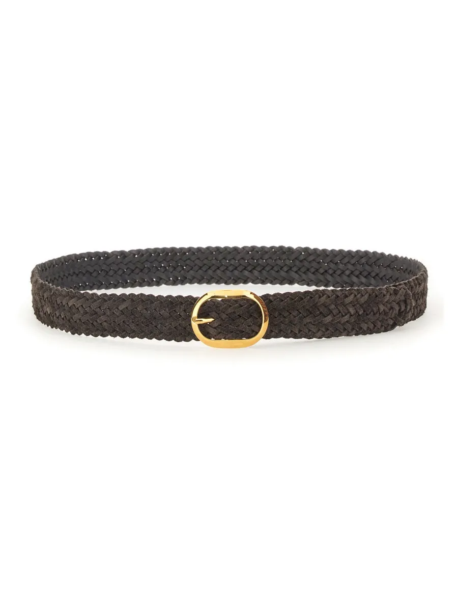 Woven Leather Belt