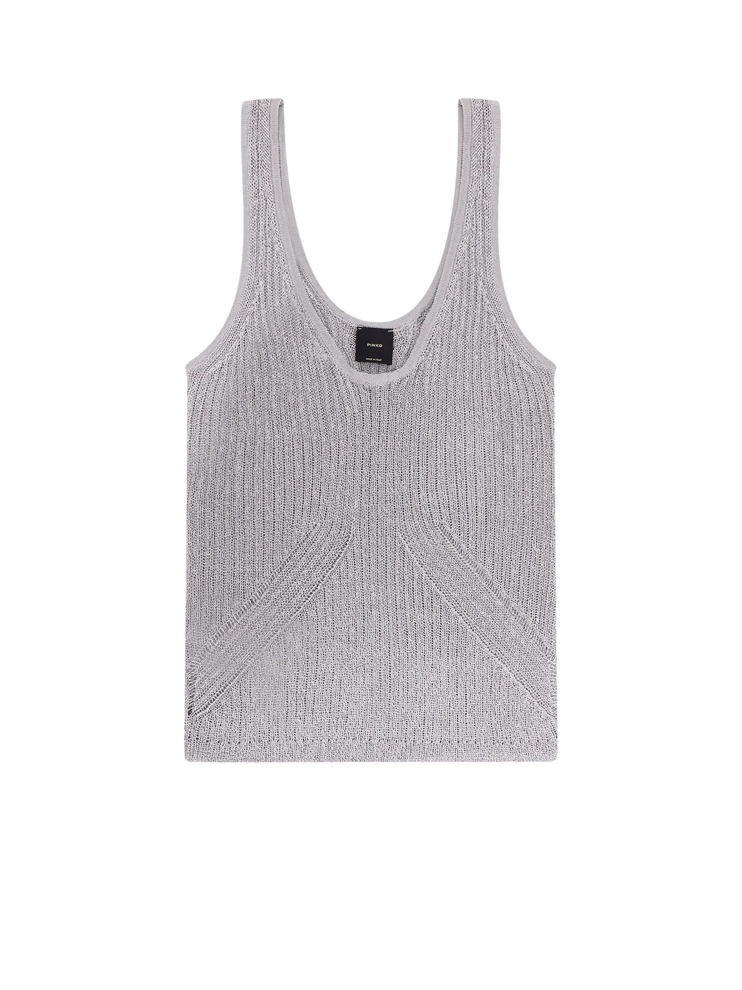 Noha Viscose And Metallized Fibre Tank Top
