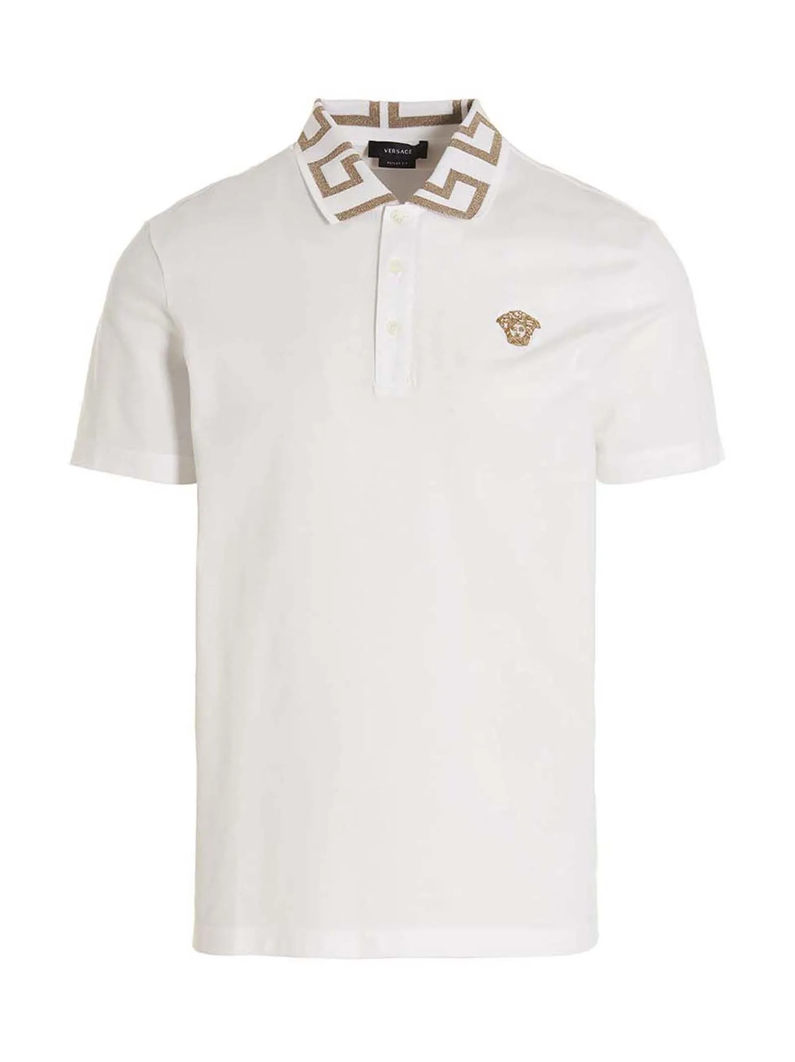 Greca Polo Bianco