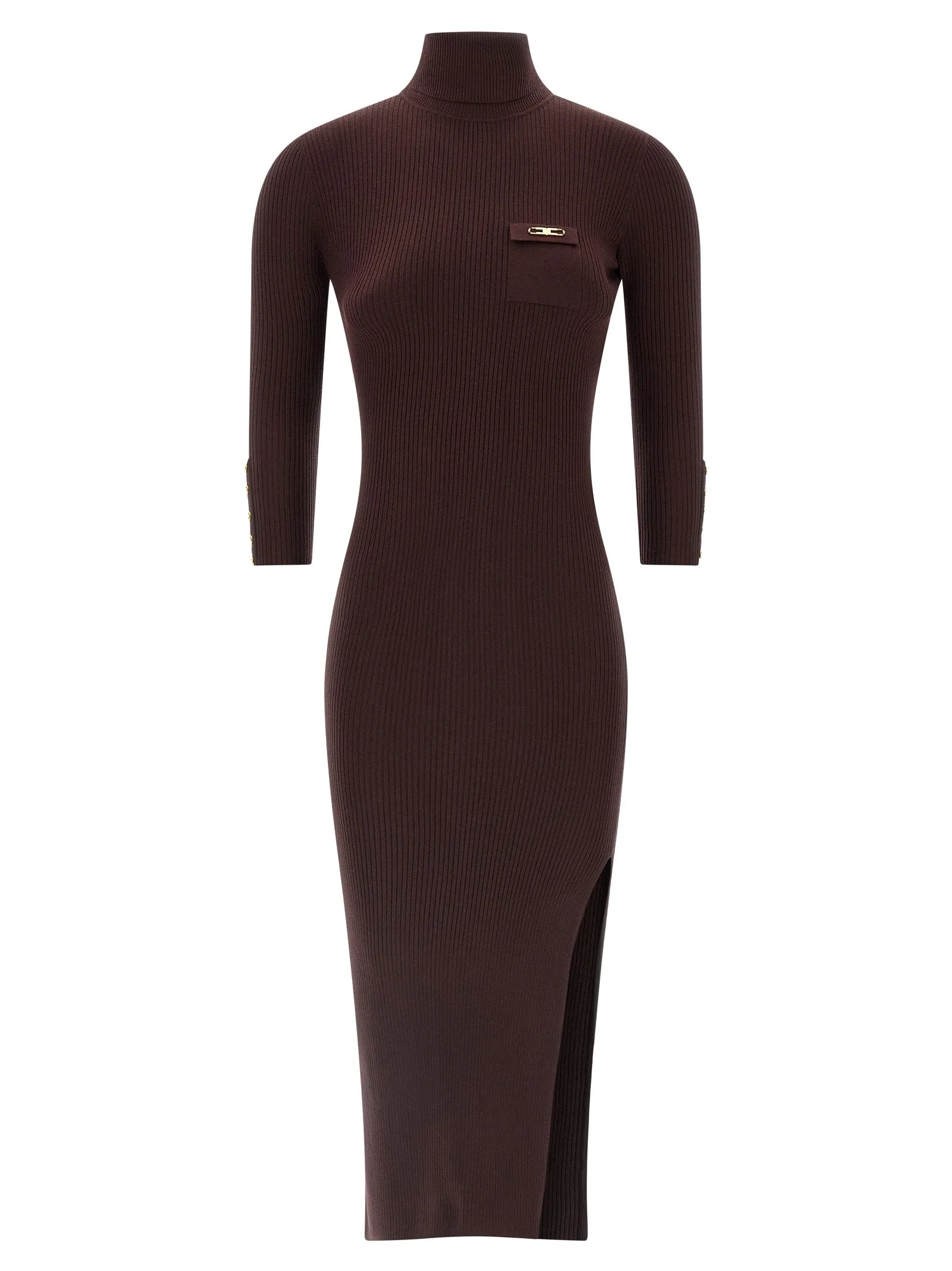 Knitted Dress Abiti Bordeaux