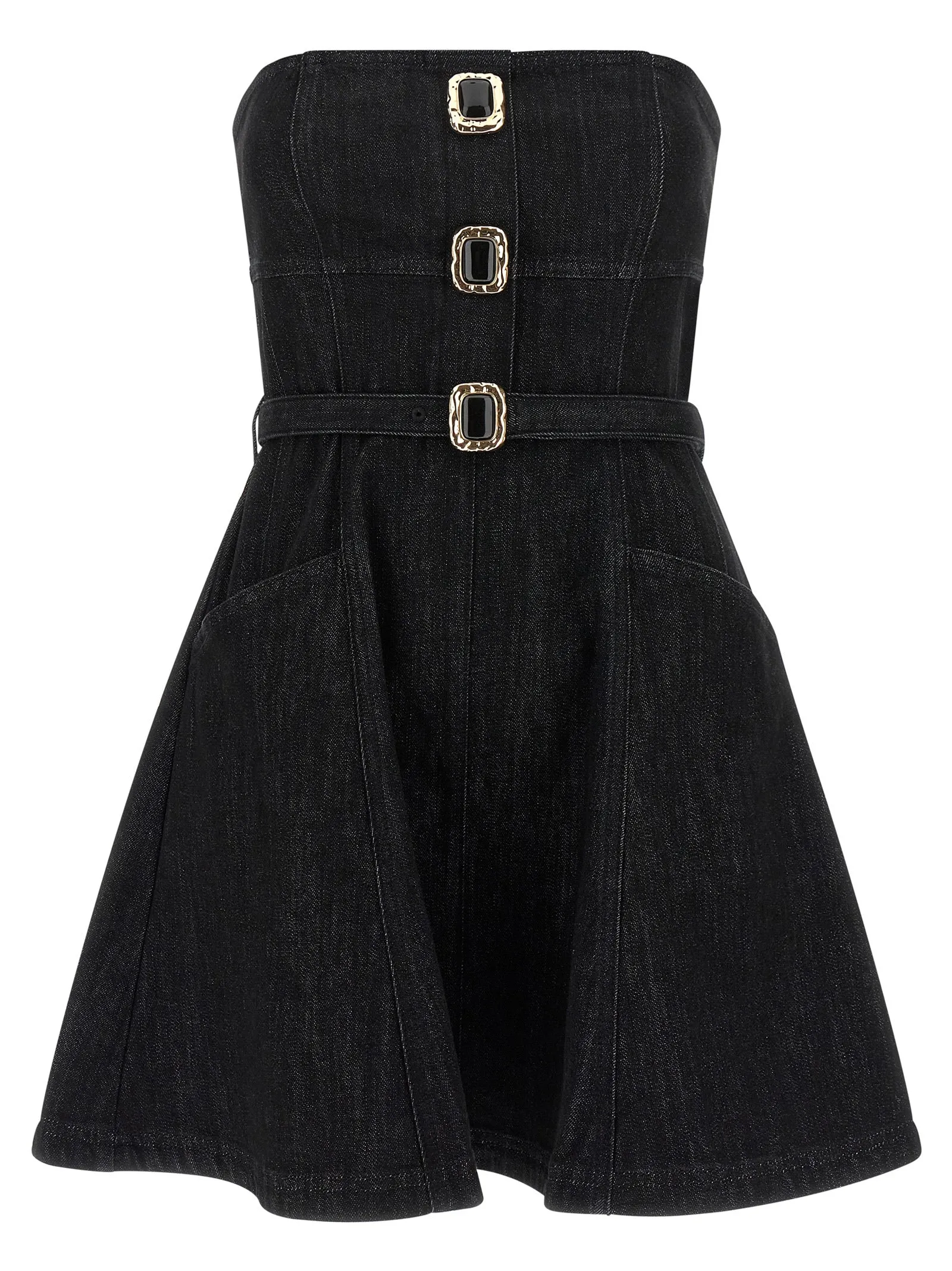 Denim Dress Abiti Nero