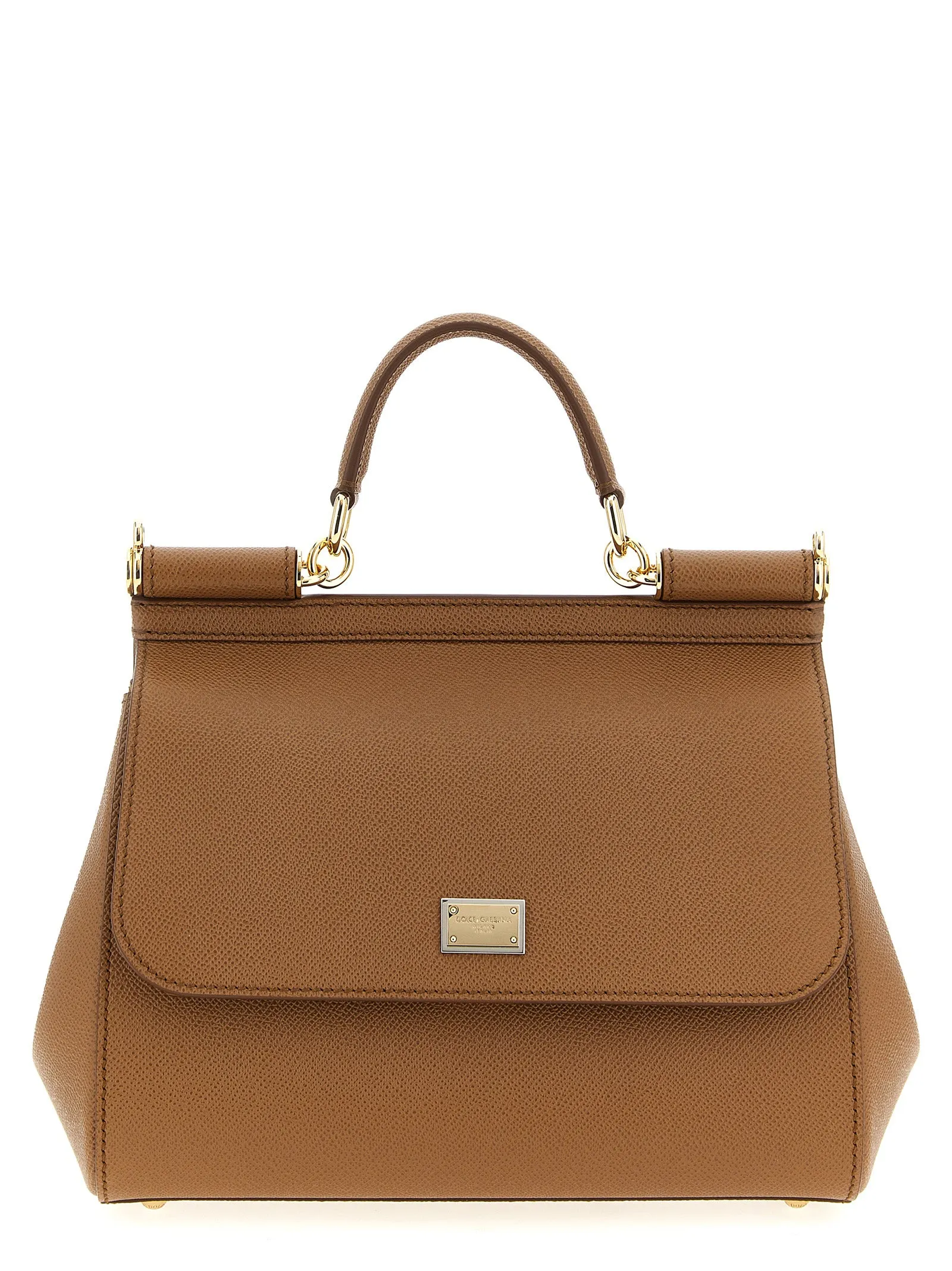 Sicily Borse A Mano Marrone