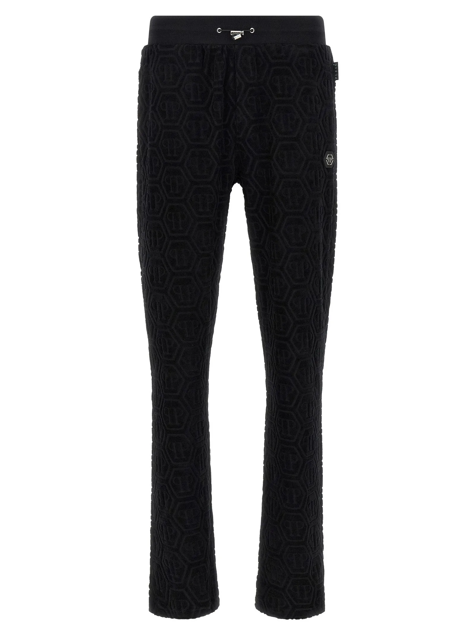 Jacquard Joggers Pantaloni Nero