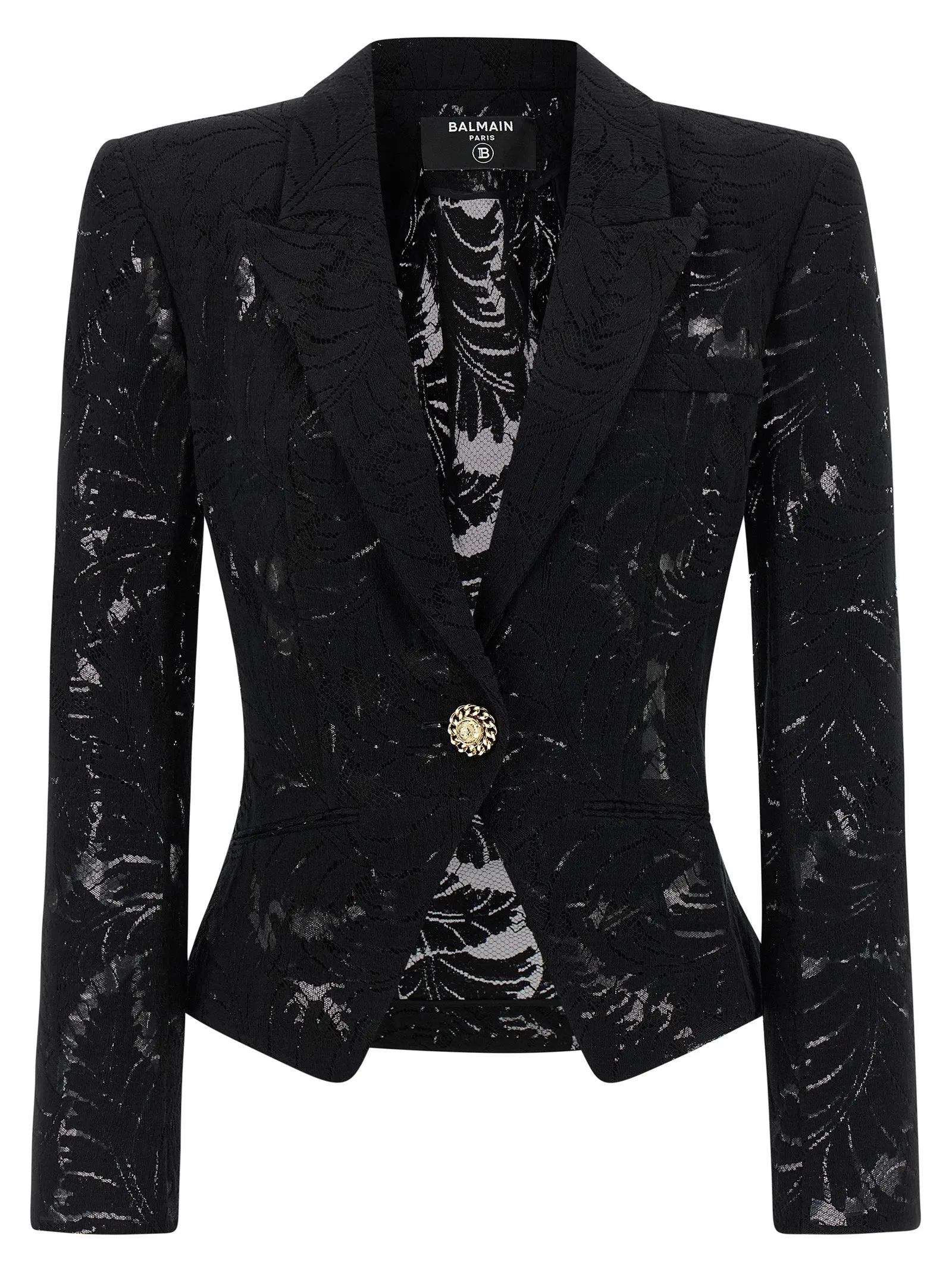 Lace Blazer Blazers Nero