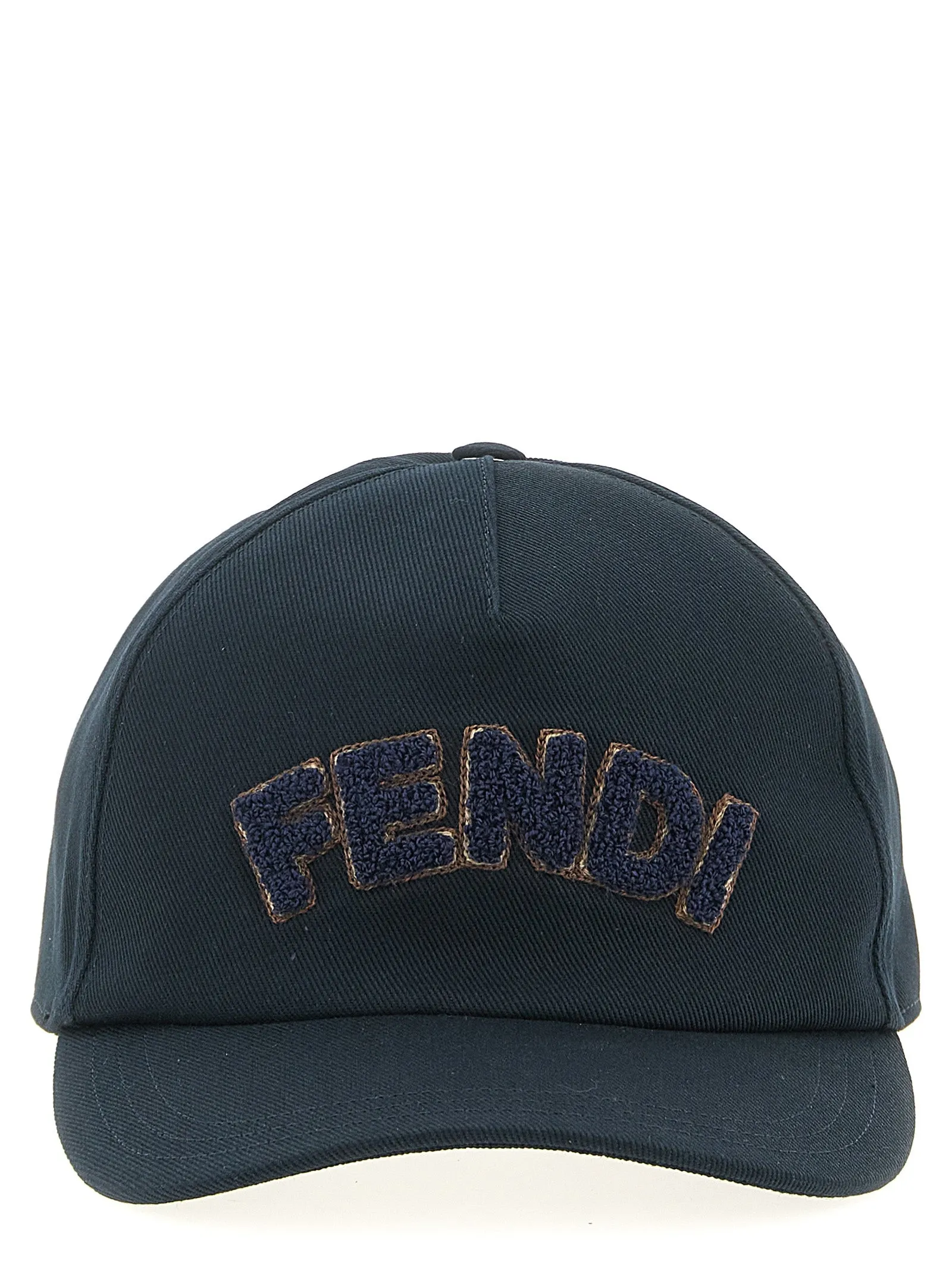 Fendi Patch Cap Cappelli Blu