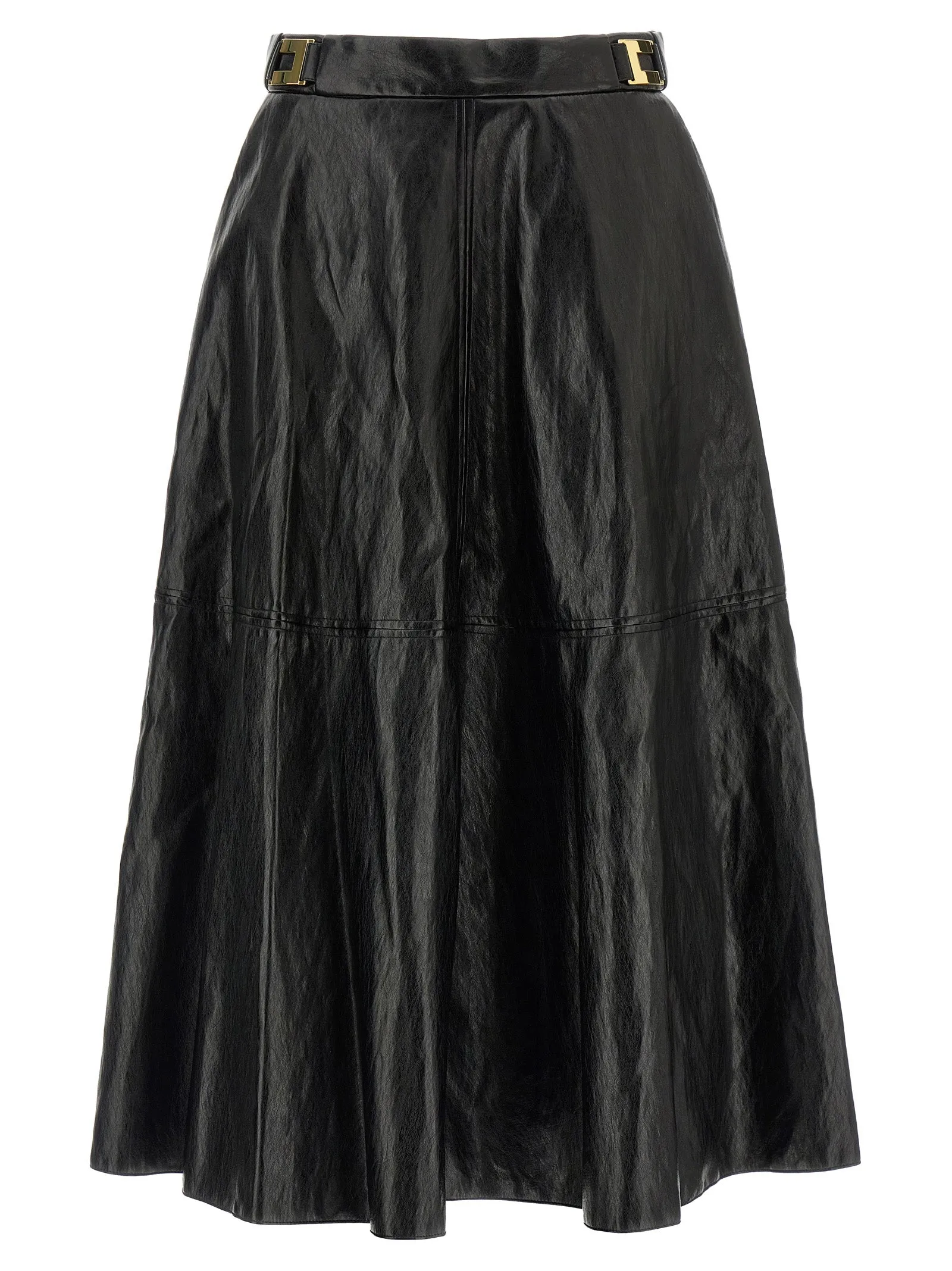 Craquelé Skirt Gonne Nero