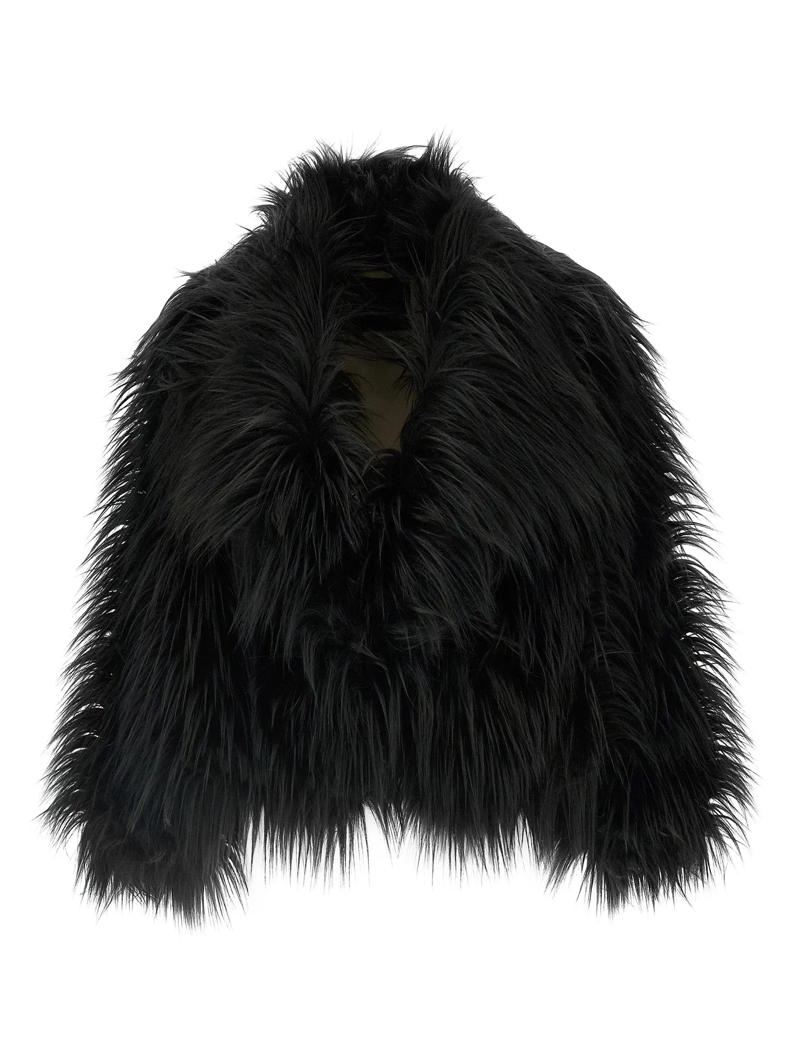 Eco Long Hair Pellicce Nero