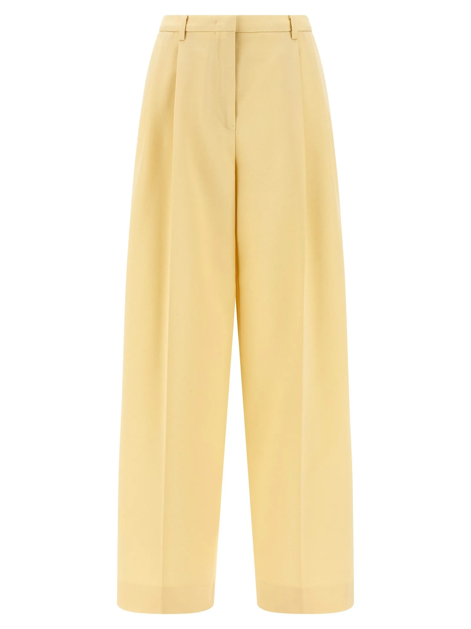 Wool Pences Pantaloni Giallo