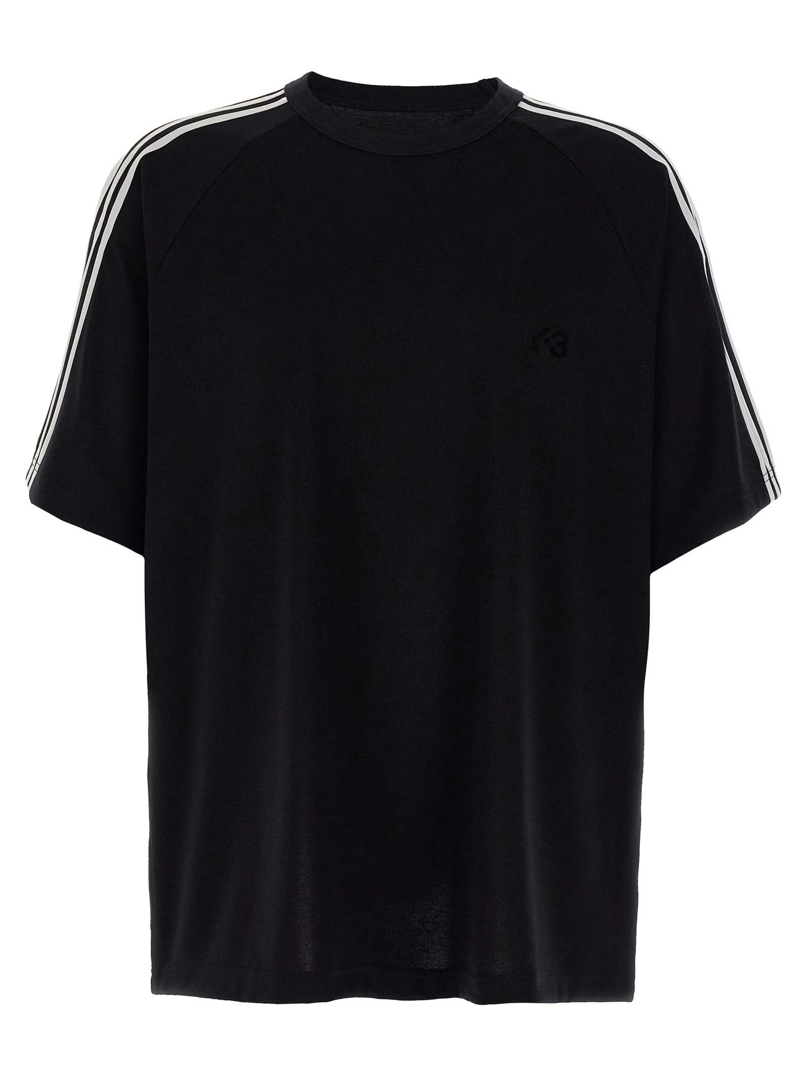 Y-3 3 Strisce T Shirt Bianco/Nero