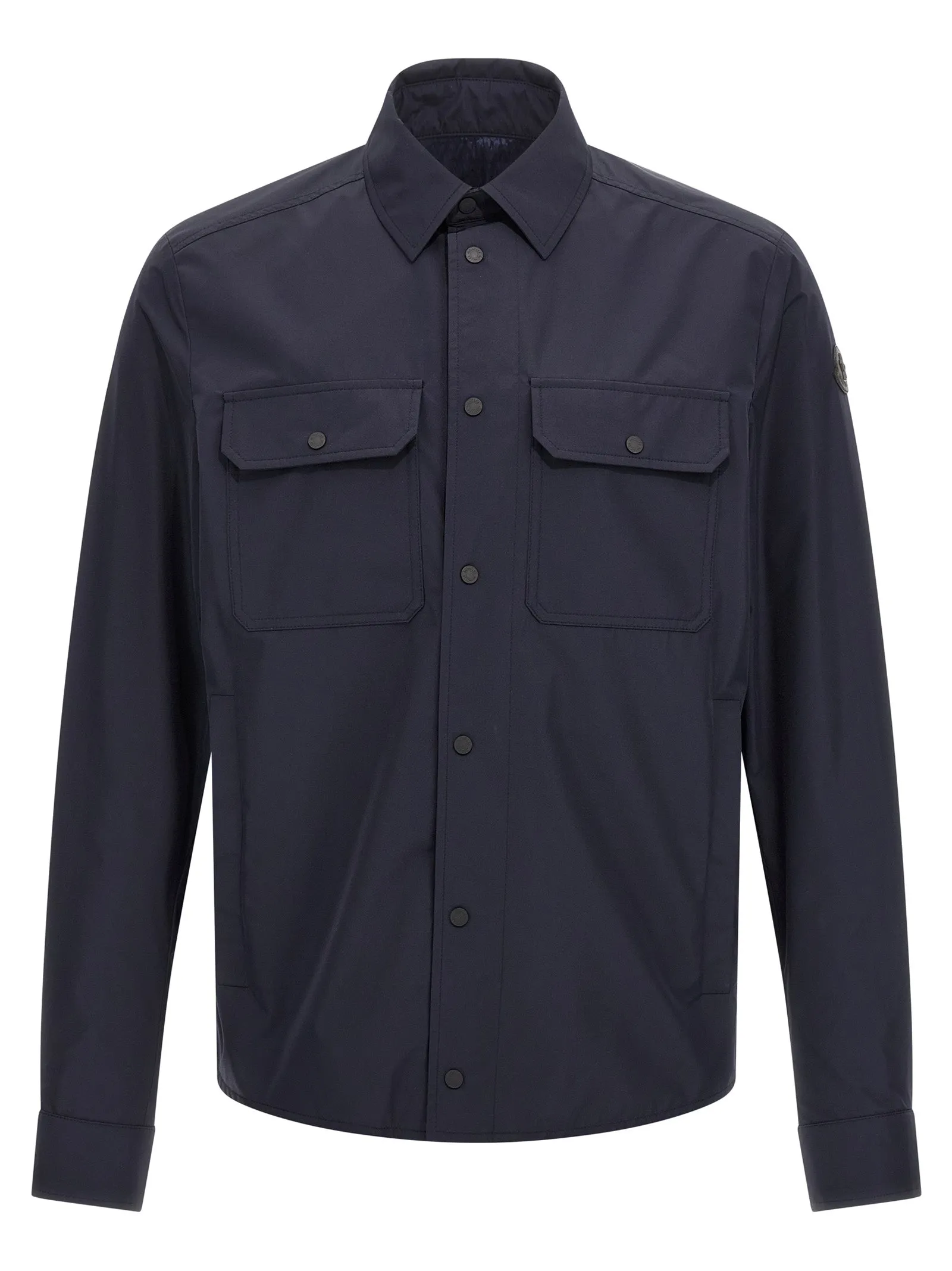 Tech Fabric Shirt Camicie Blu