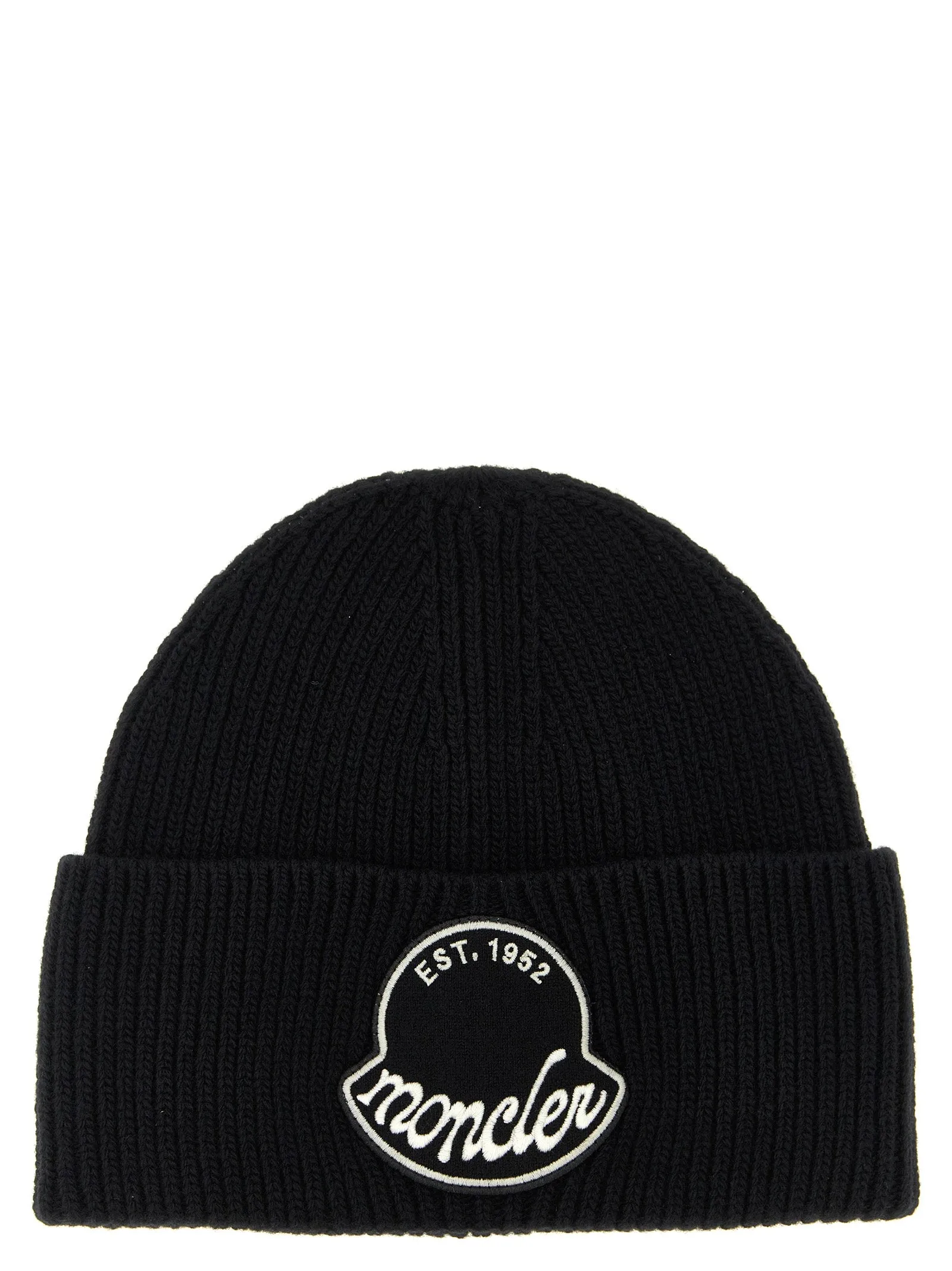 Logo Patch Beanie Cappelli Nero