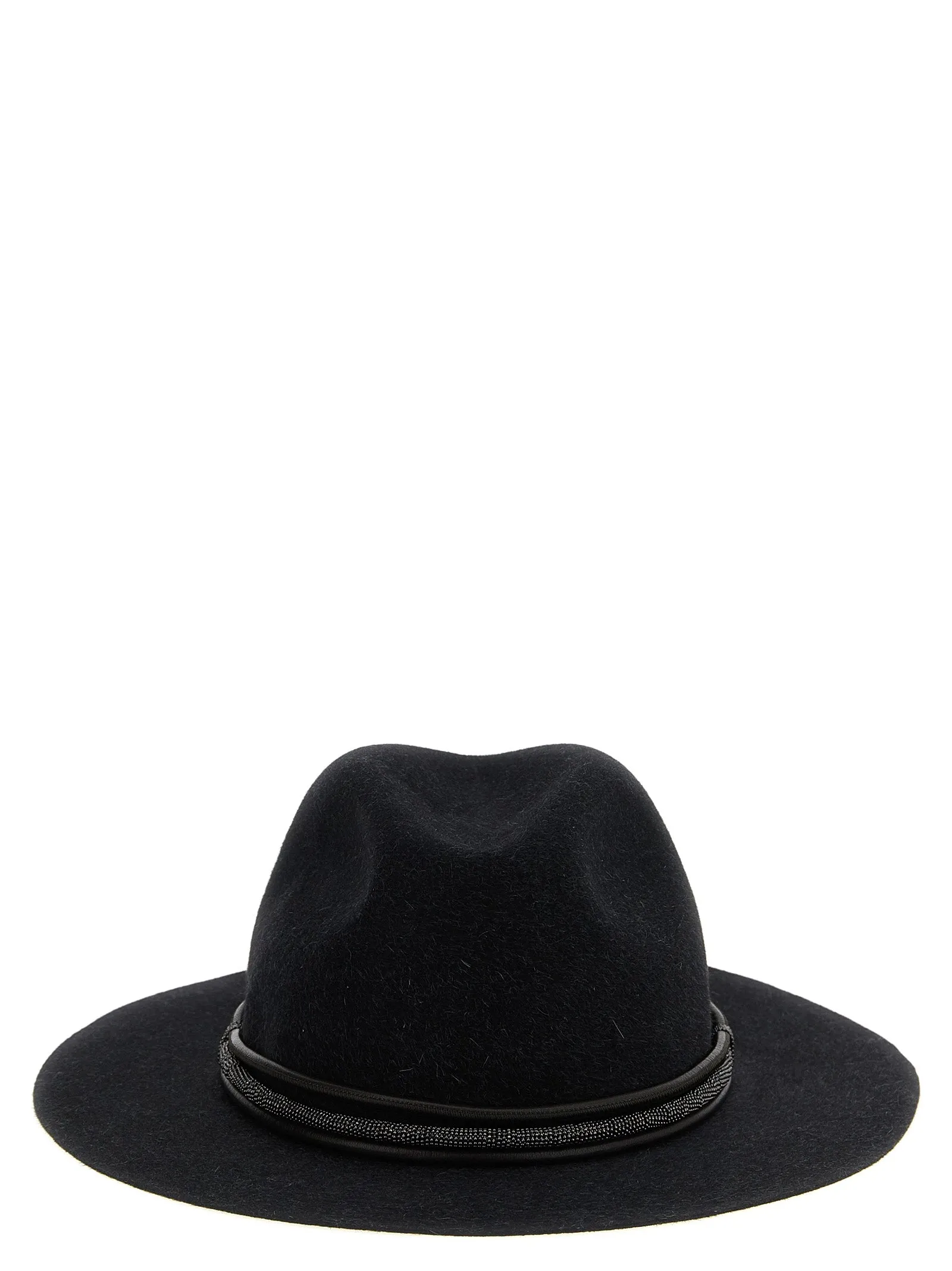 Jewel Leather Hat Cappelli Grigio