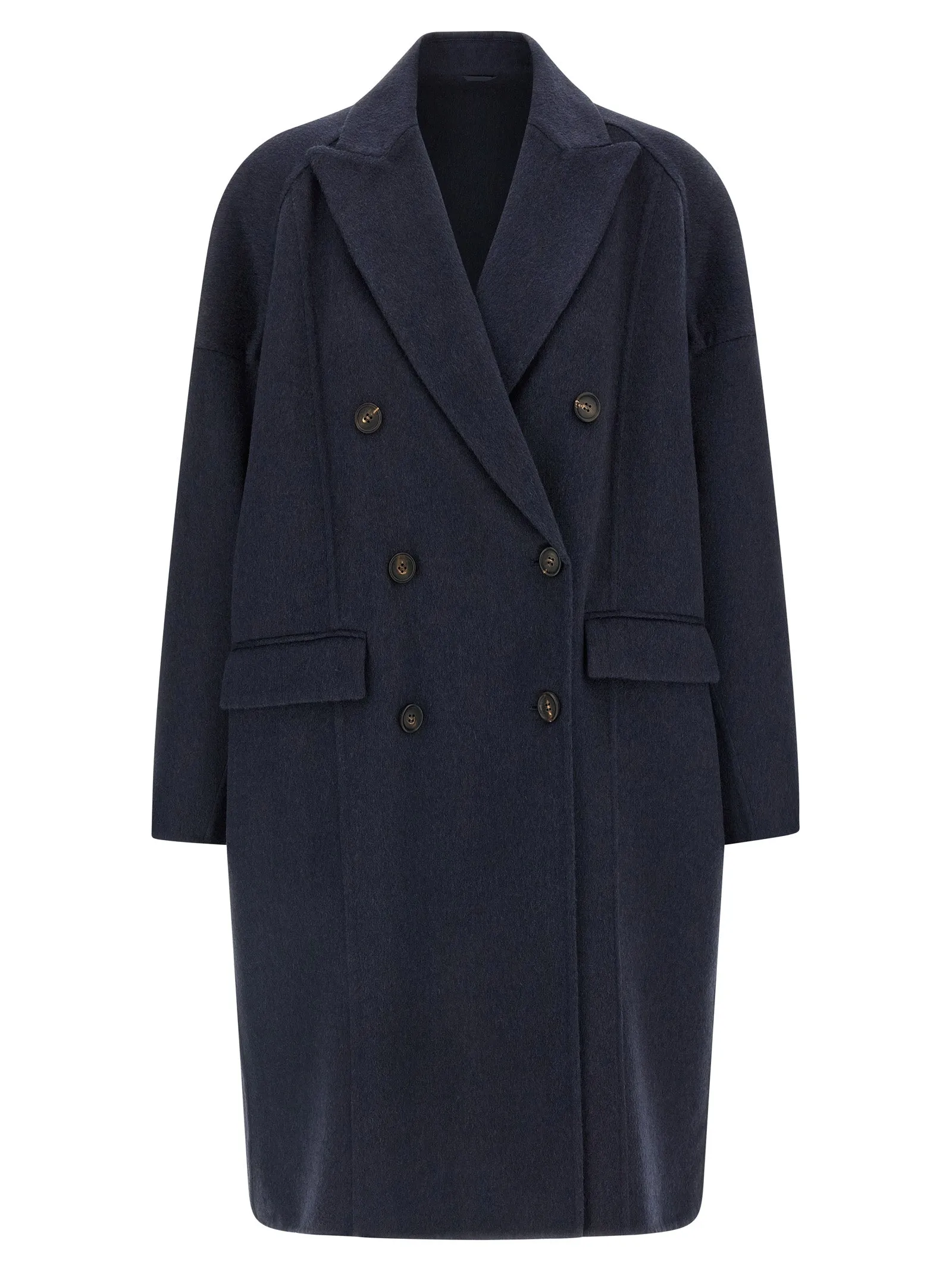 Cashmere Coat Trench E Impermeabili Blu