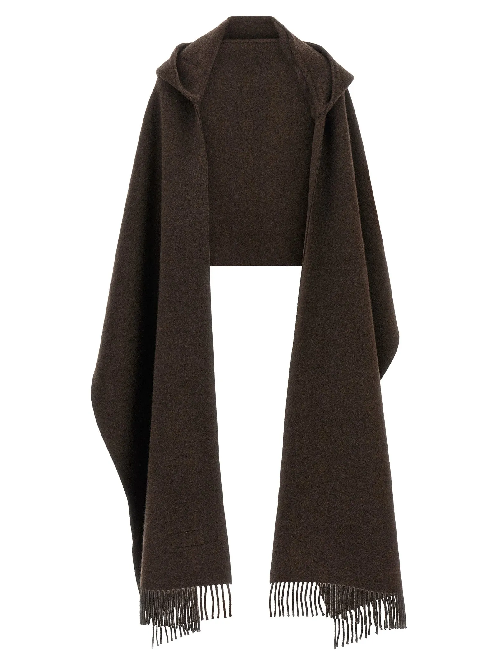 Hooded Scarf Sciarpe Marrone