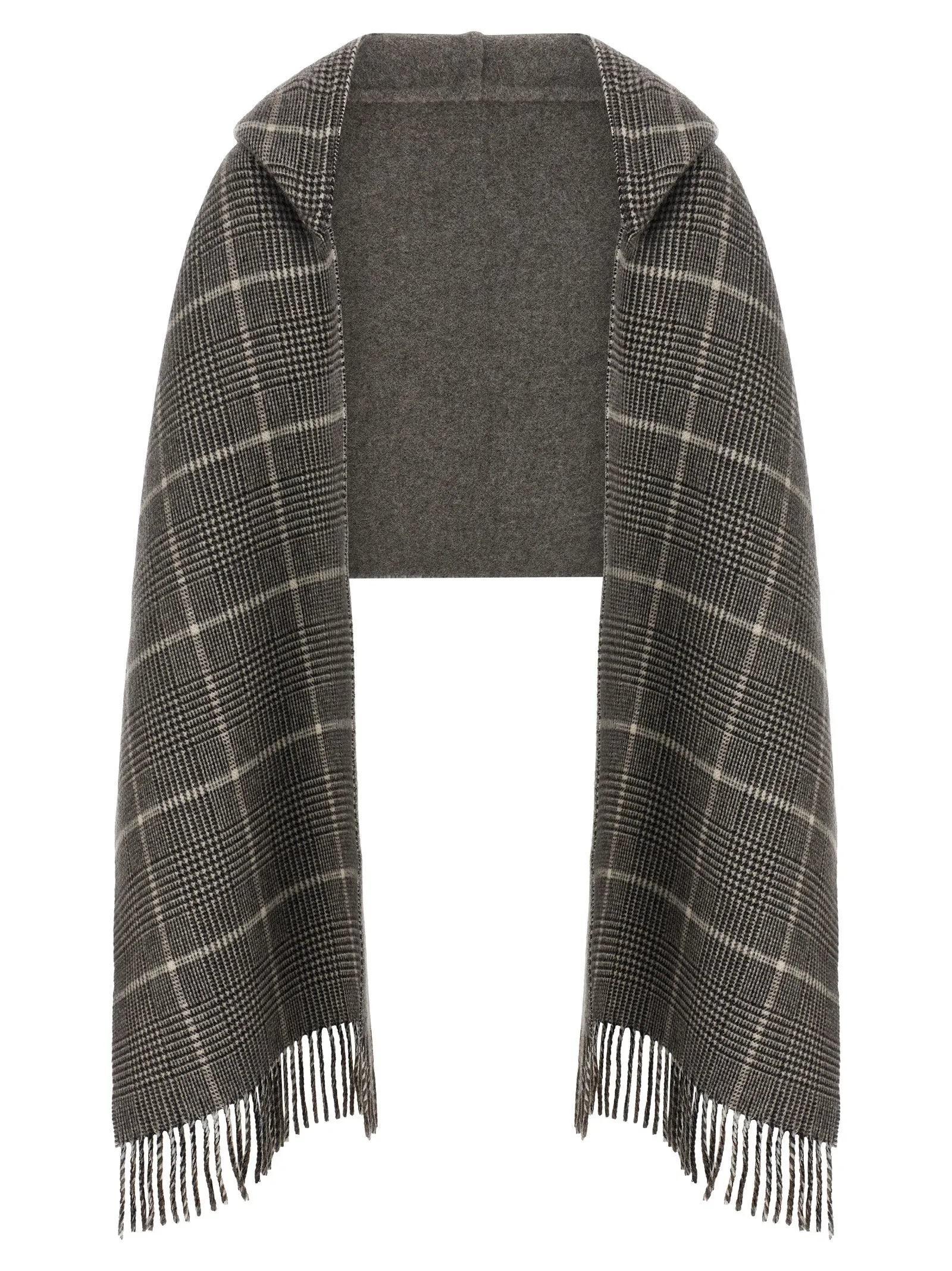 Hooded Scarf Sciarpe Beige