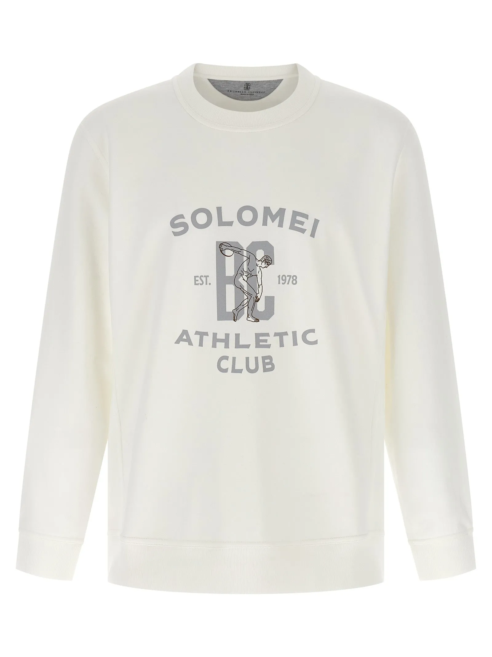 Techno Cotton Felpe Bianco