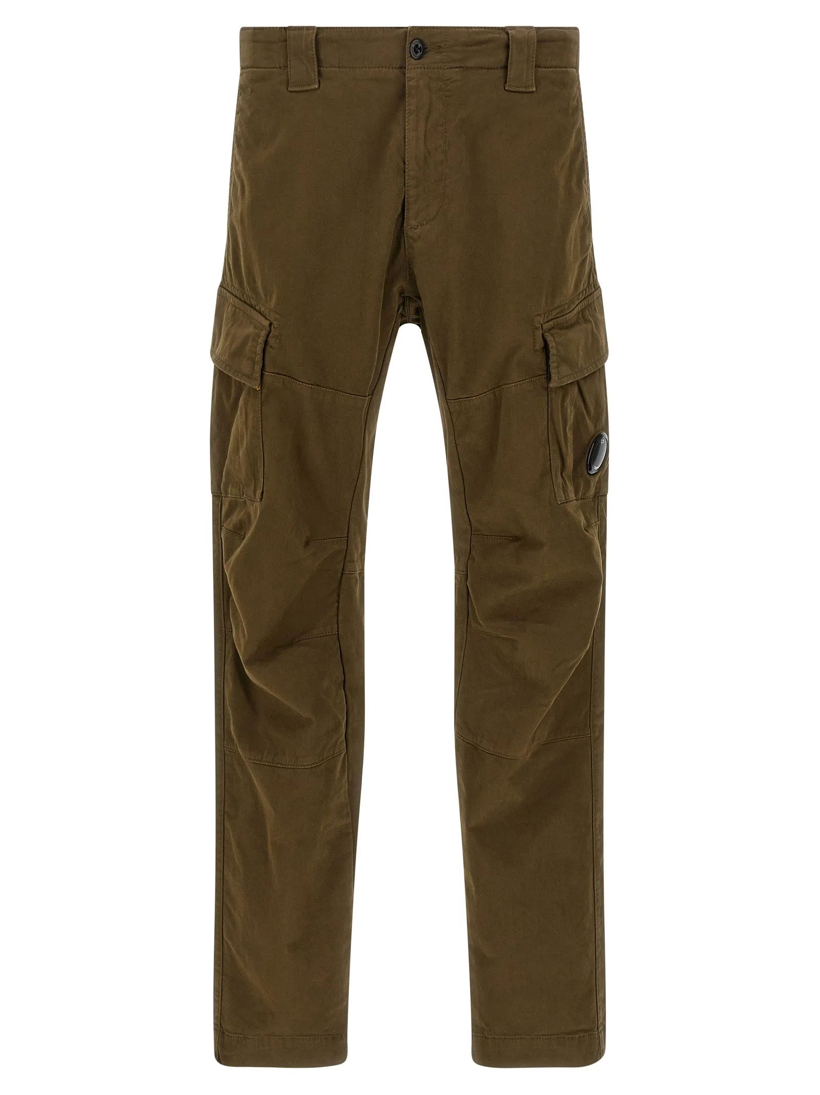Cargo Lens Pantaloni Verde