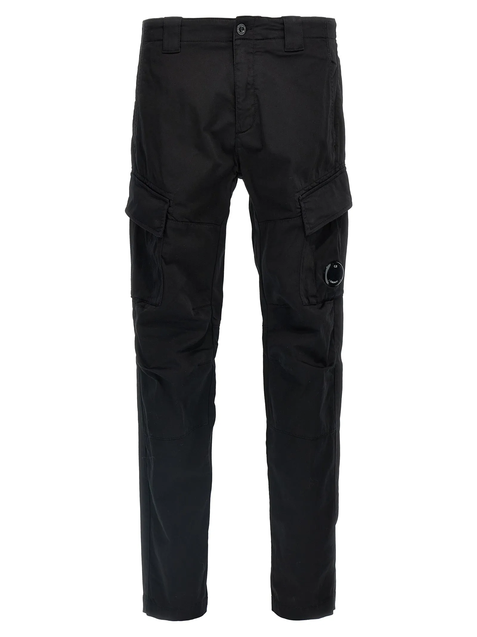 Lente Cargo Pantaloni Nero