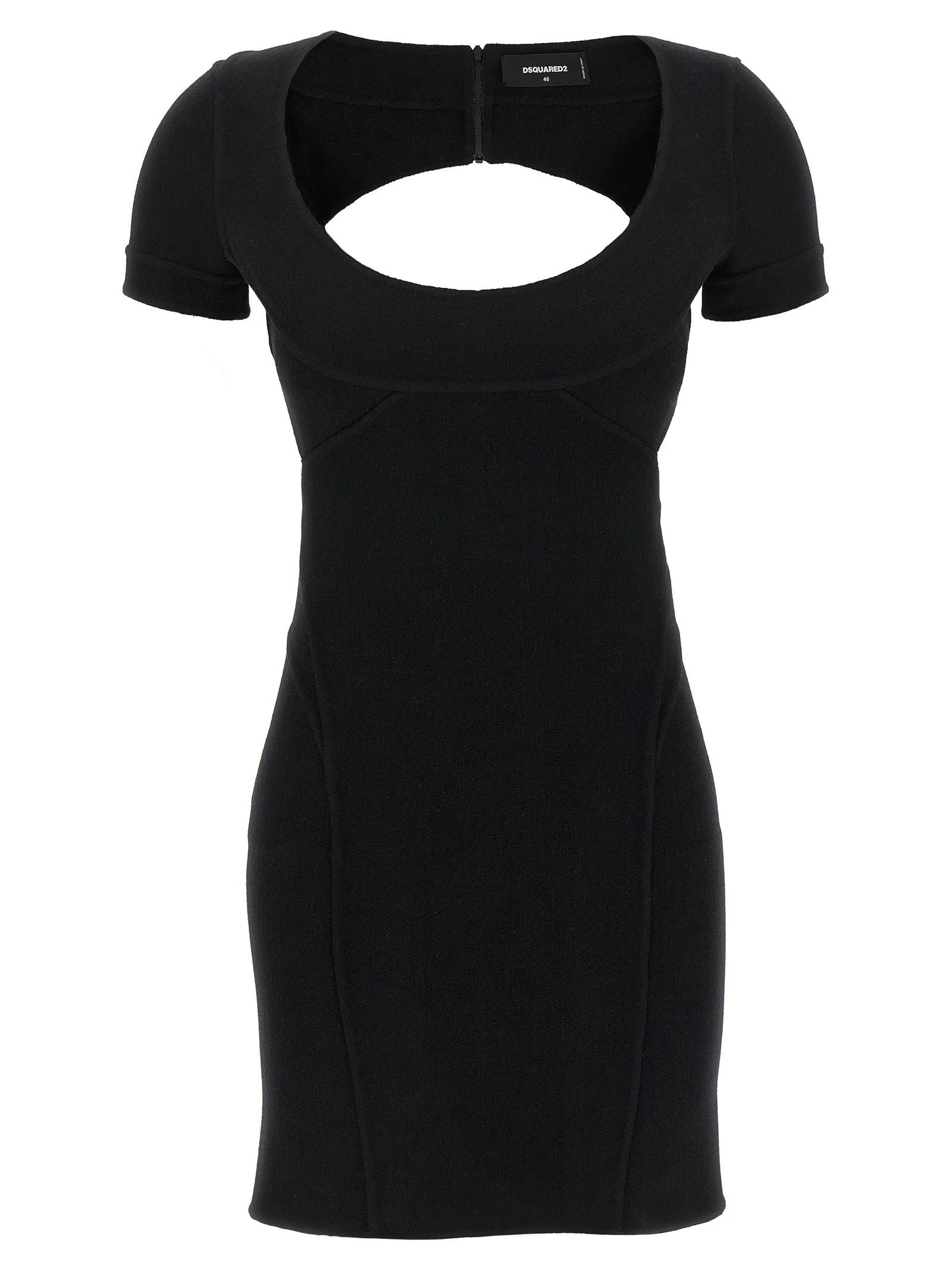 Bodycon Cut Out Abiti Nero
