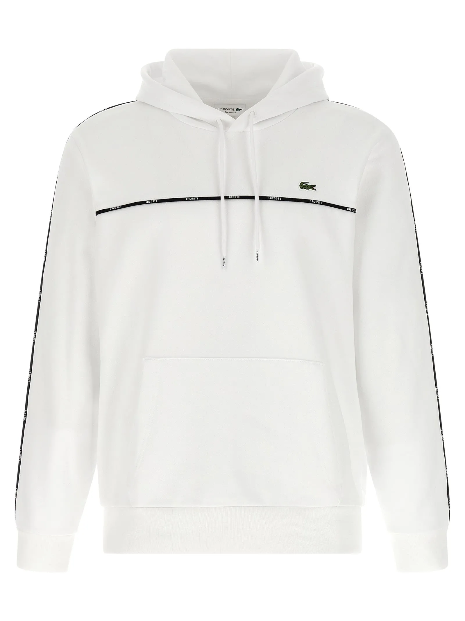 Lacoste Trim Felpe Bianco