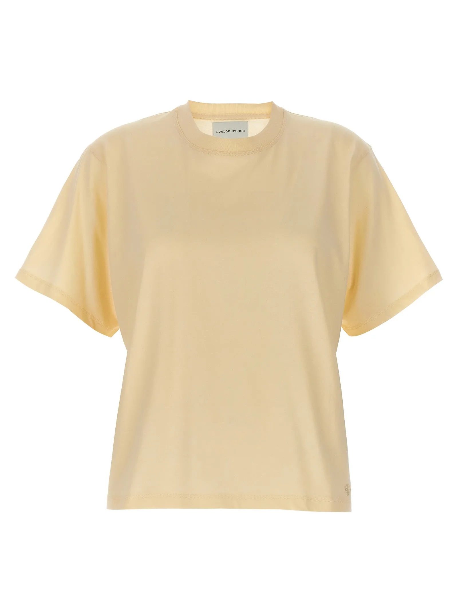 Crew-Neck T Shirt Bianco