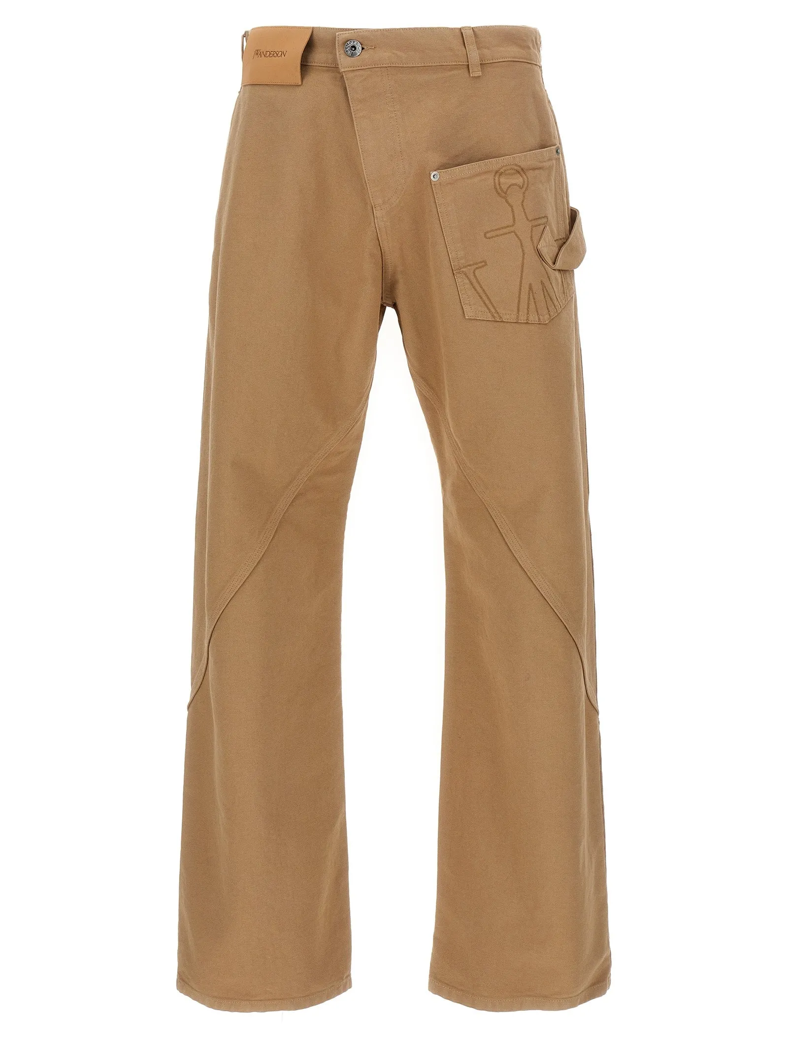 Twisted Workwear' Pantaloni Beige