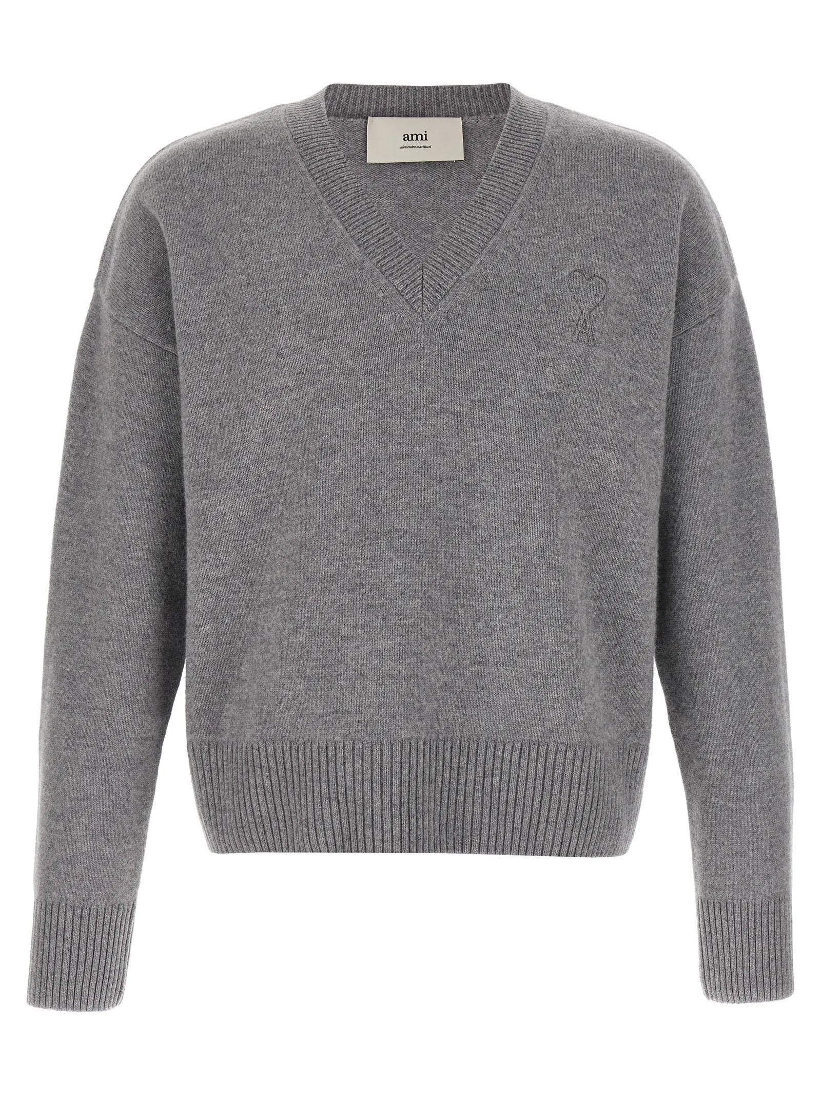 Puff Logo Patch Sweater Maglioni Grigio