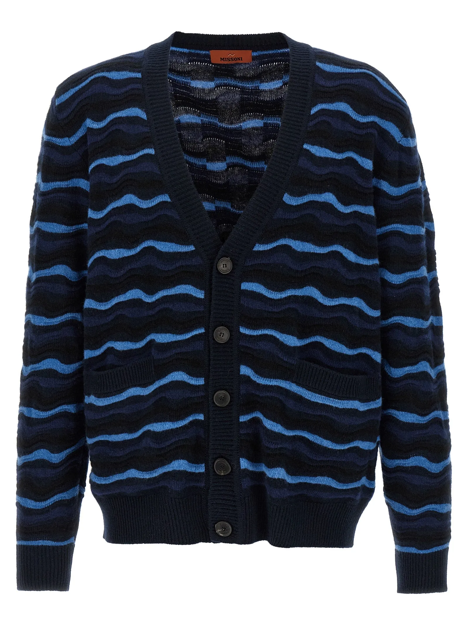 Button Cardigan Maglioni Blu
