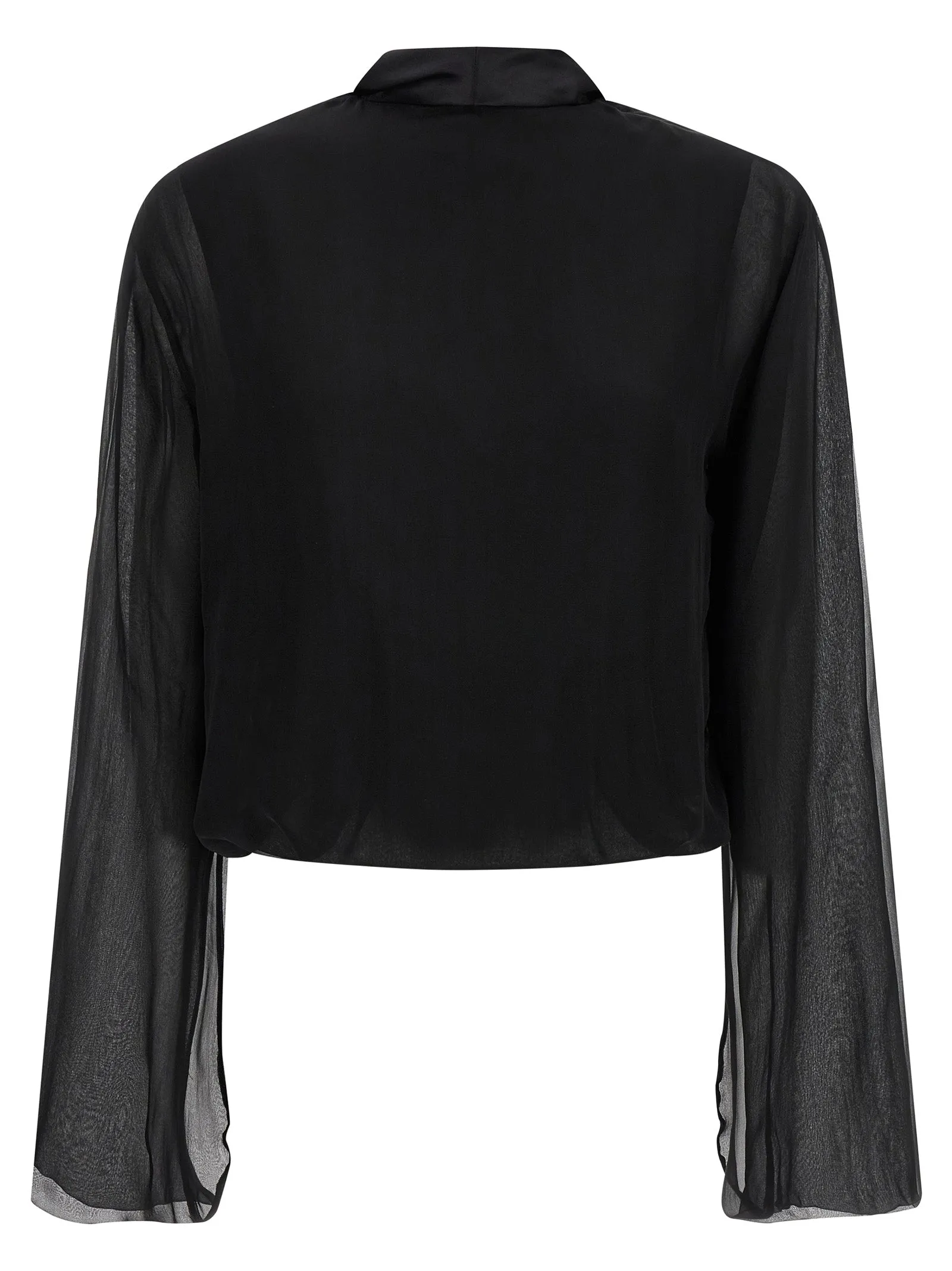 Chiffon Shirt Camicie Nero