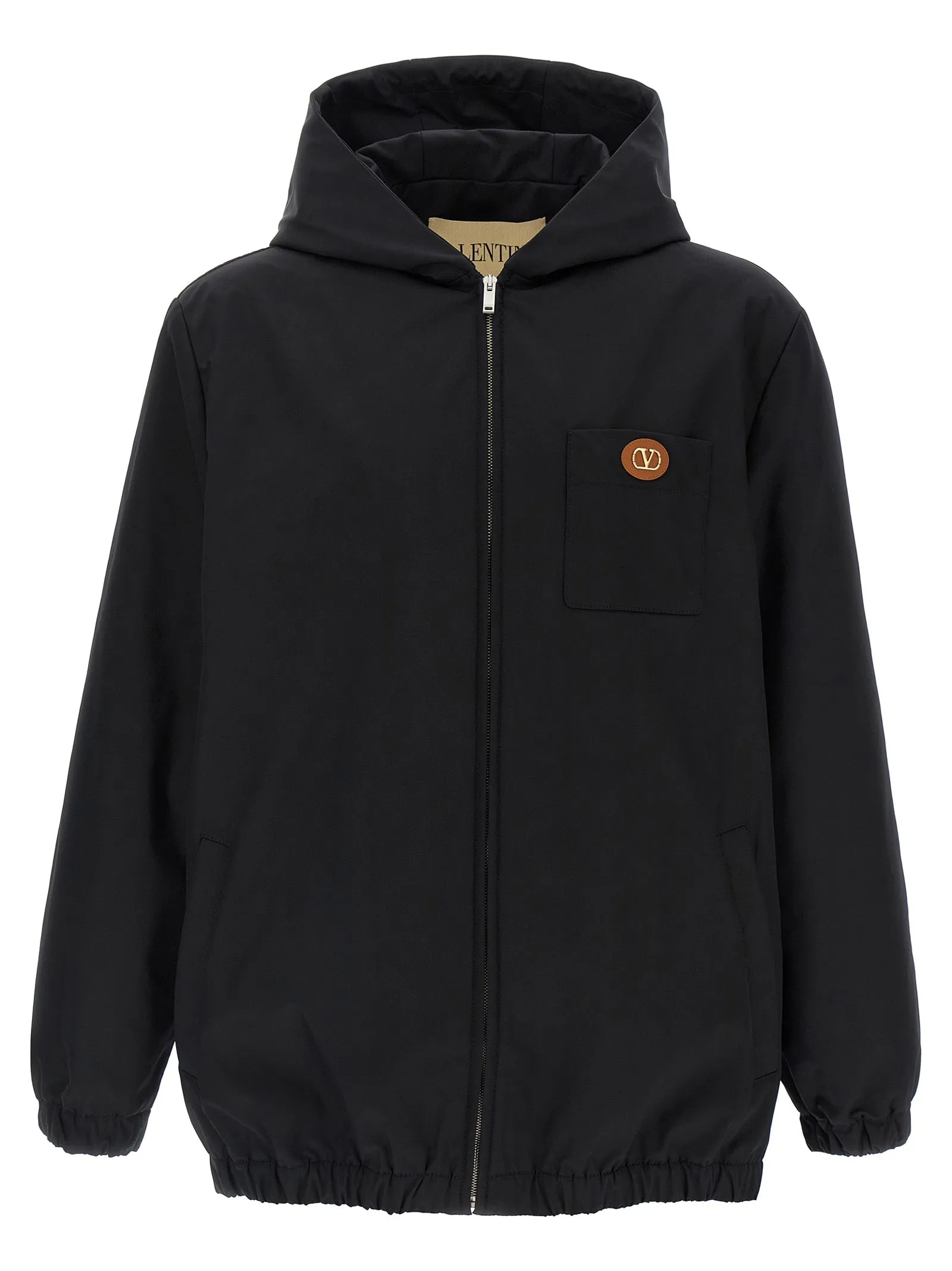 Valentino Garavani Nylon Jacket Puffer Jackets Blu