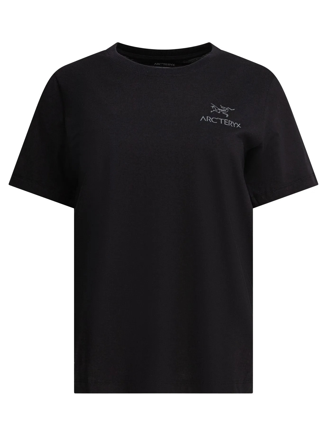 Kragg Sl Cotton Emblem Crew Ss W T-Shirts Nero