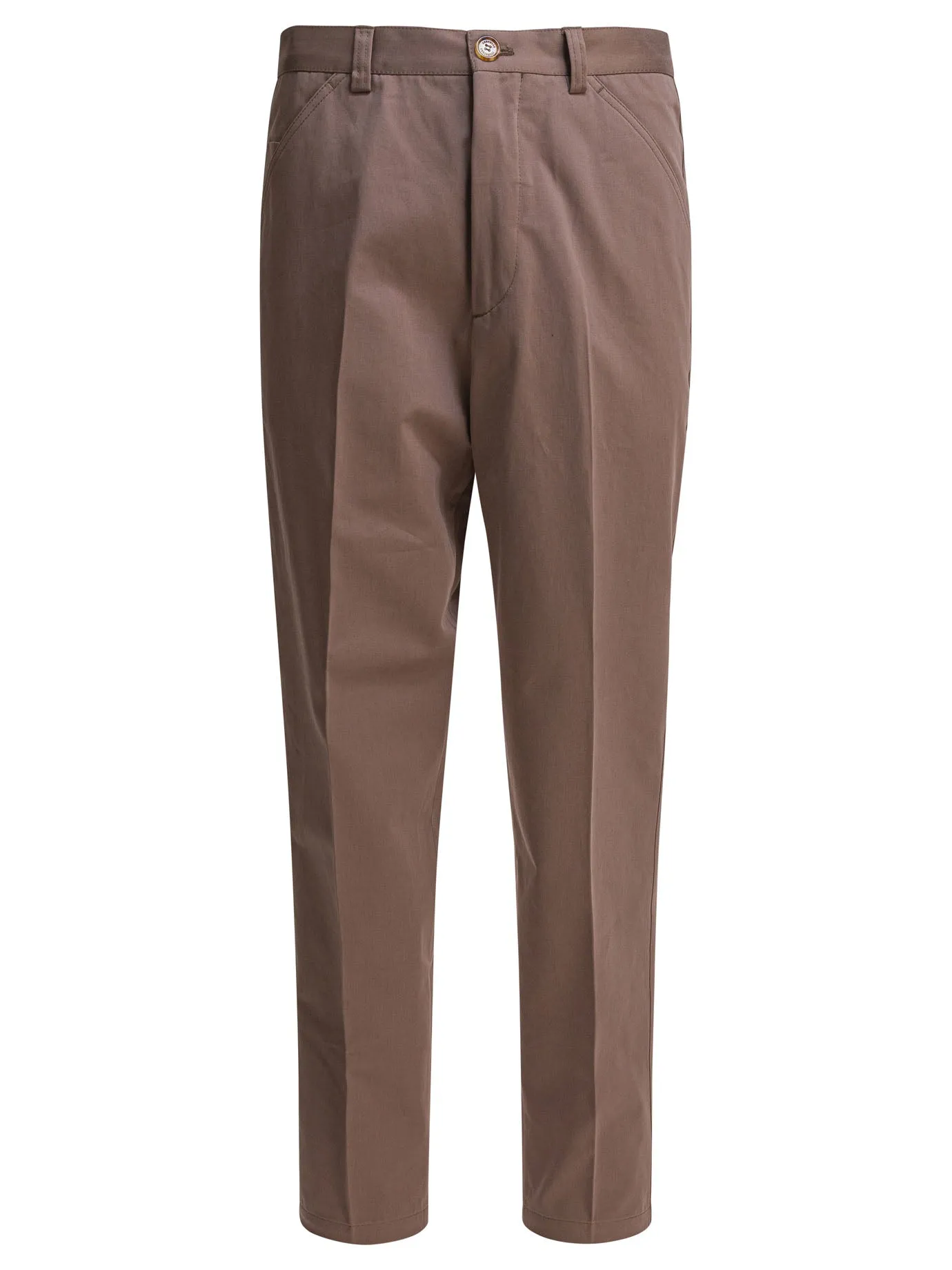 Tapered Pants Trousers Beige