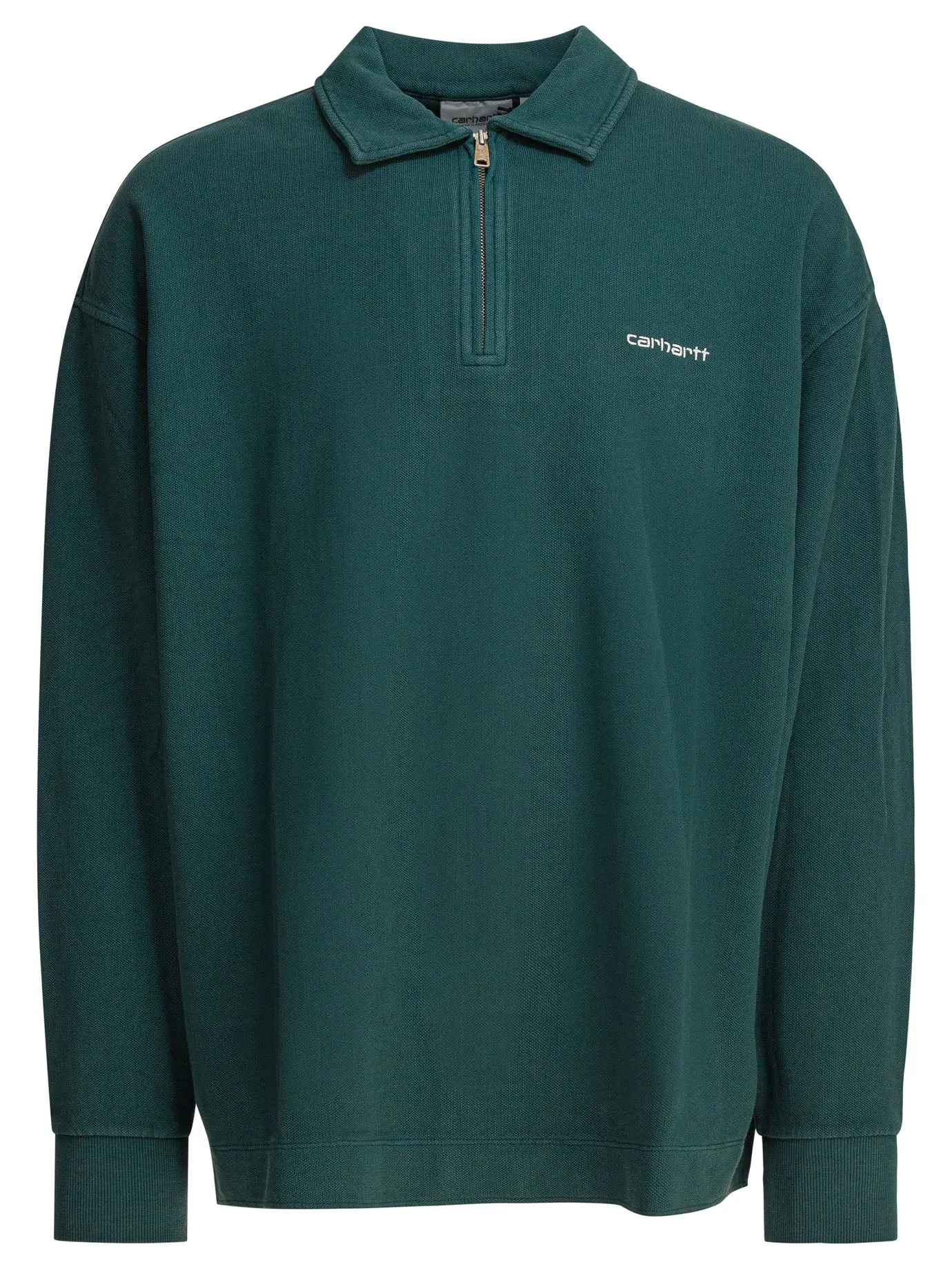 Piqué Script Sweatshirts Verde