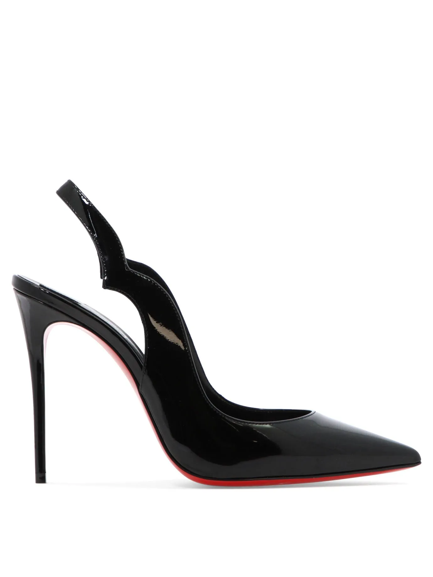 Hot Chick Sling Heeled Shoes Nero