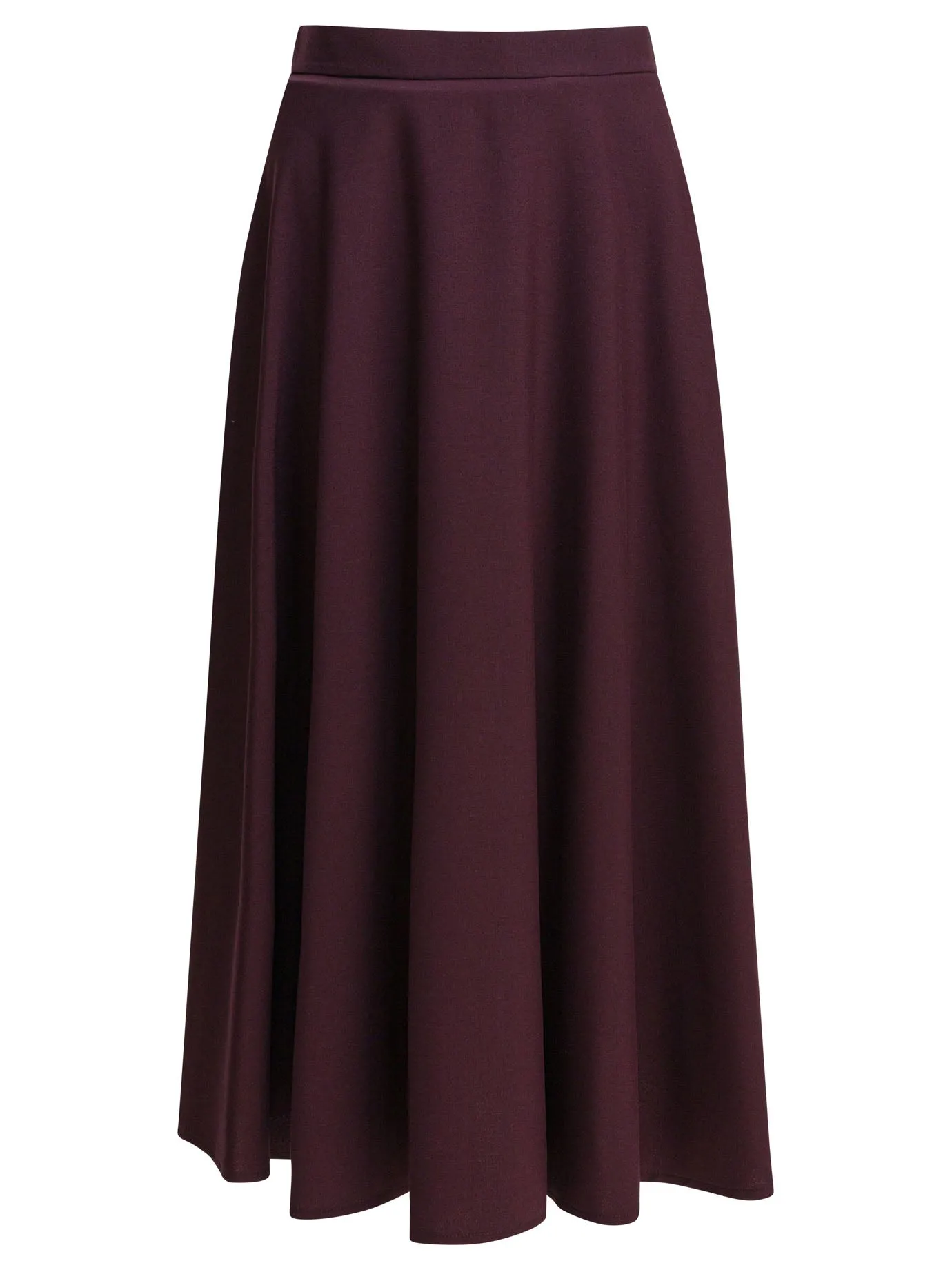 Flared Skirt Gonne Bordeaux