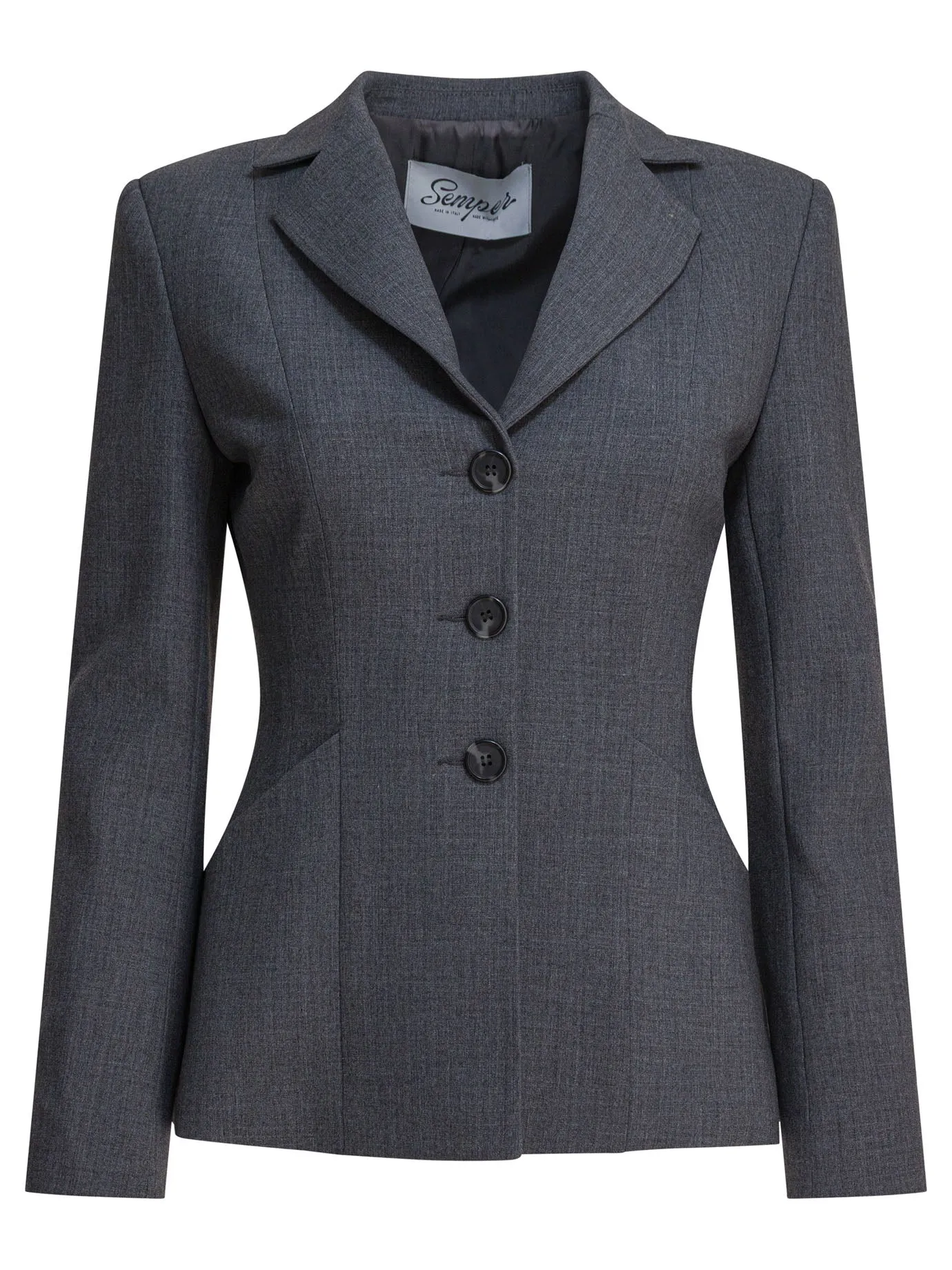 Single-Breasted Blazer Giacche Grey