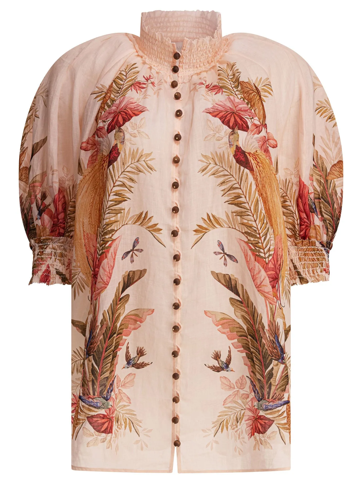 Ascension Billow Blouse Shirts Beige