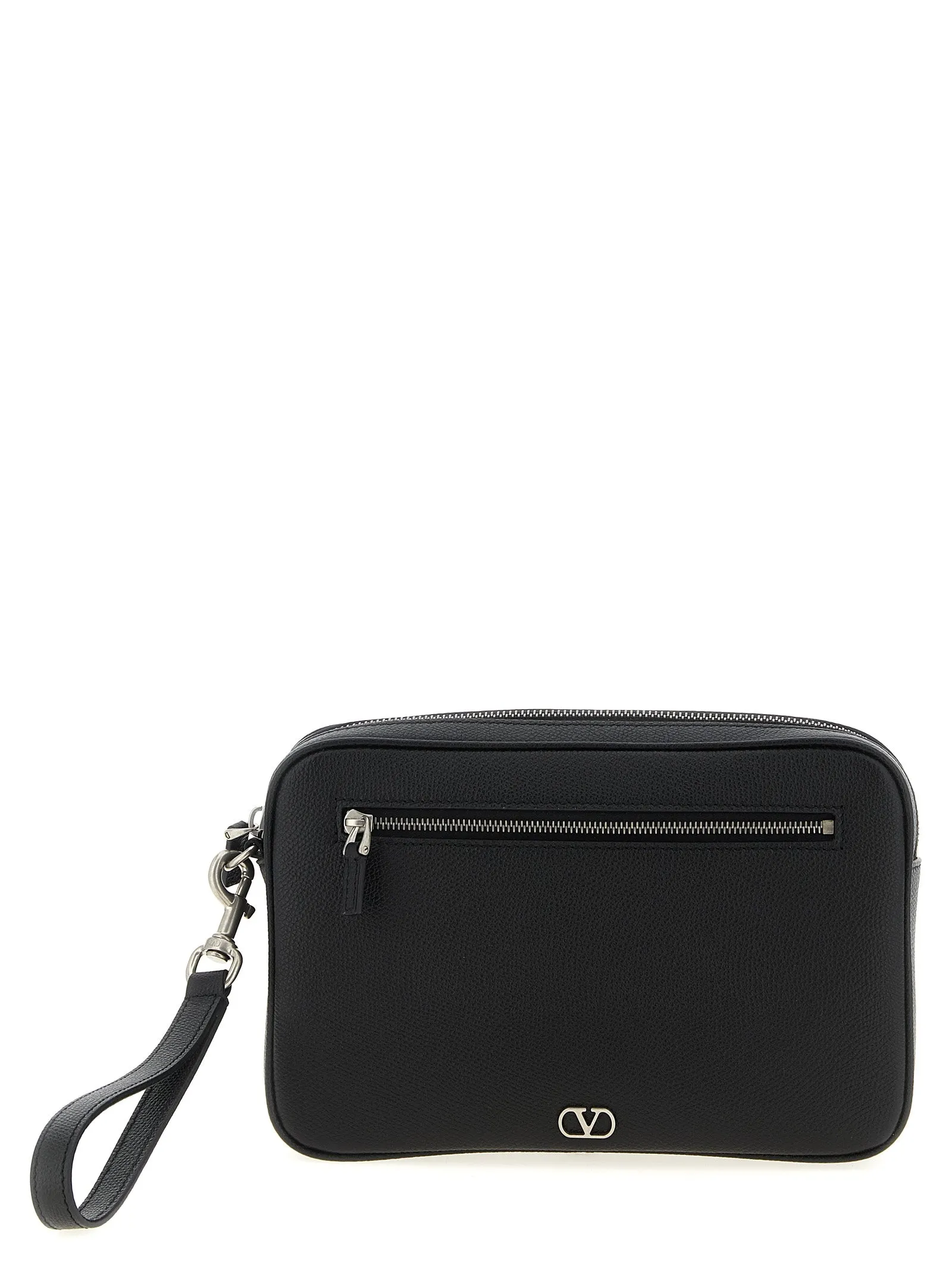 Valentino Garavani Vlogo Signature Bag Clutch Nero