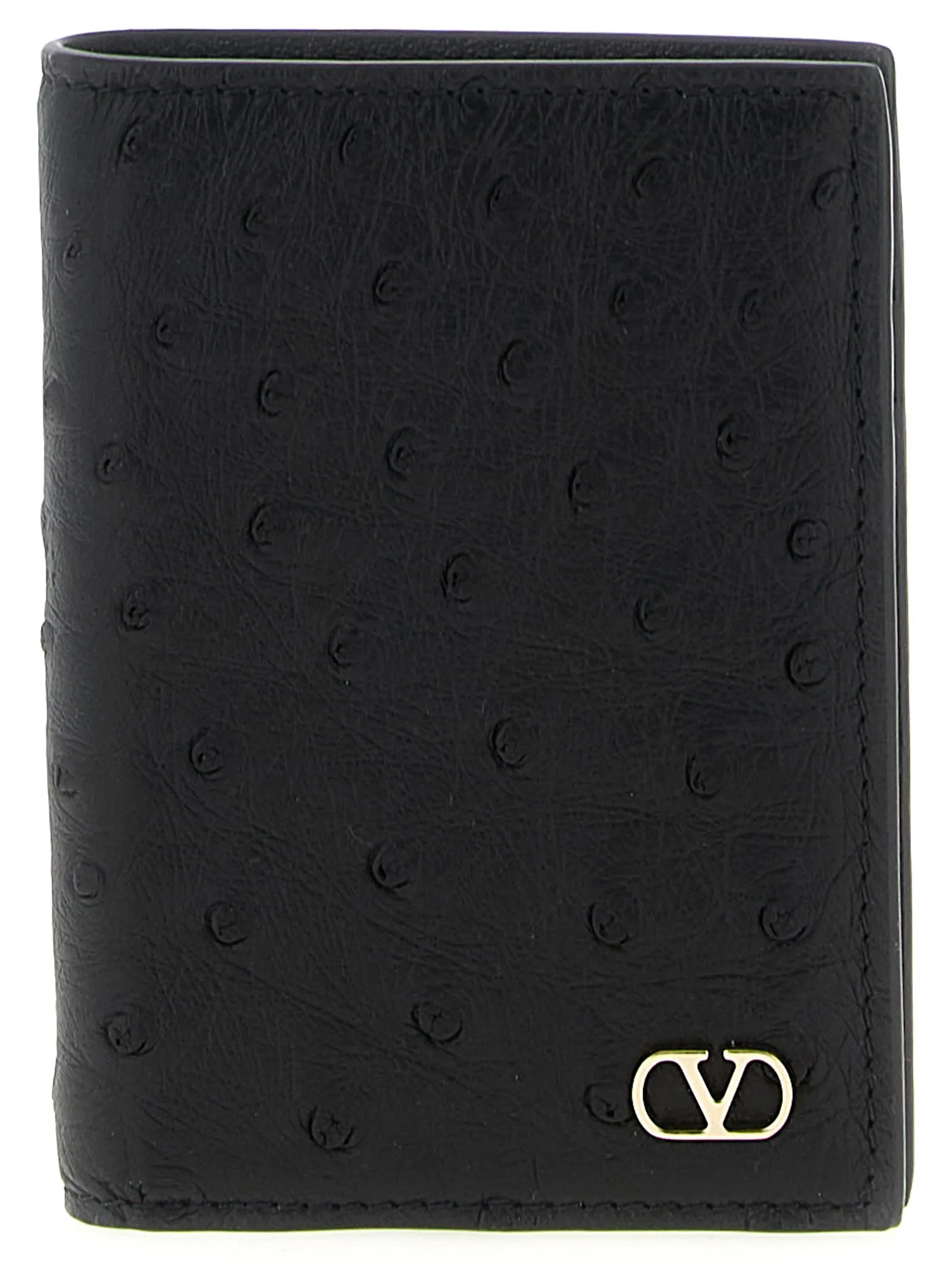 Valentino Garavani Vlogo Signature Cardholder Portafogli Nero