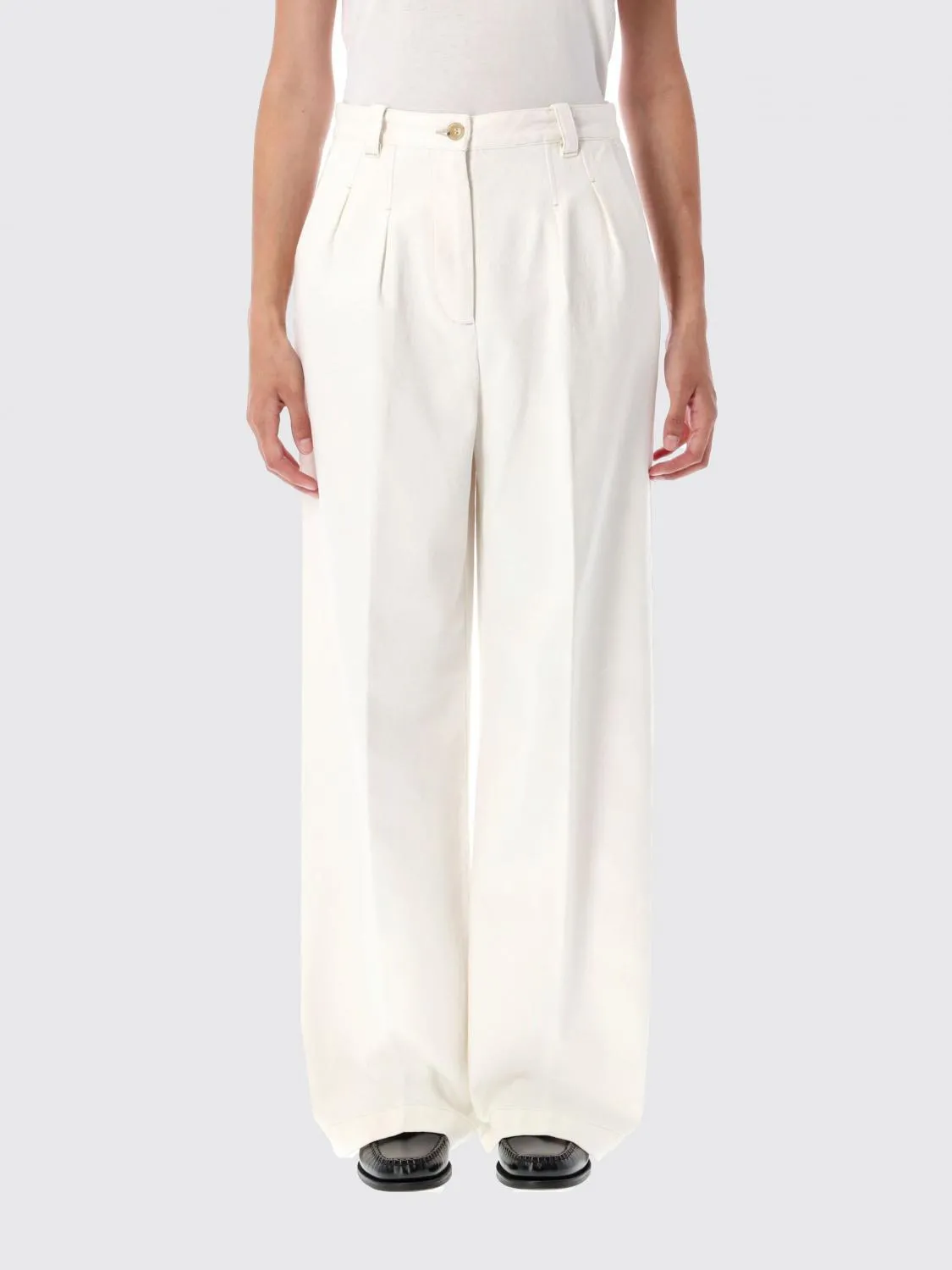 Pantalone classico A.P.C. in cotone organico