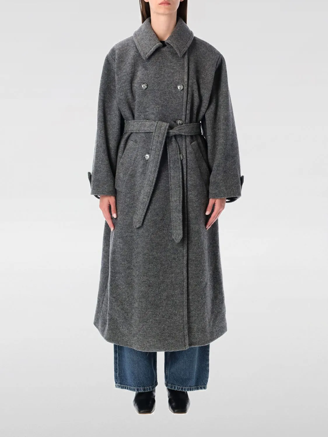 Cappotto doppiopetto A.P.C. in lana vergine