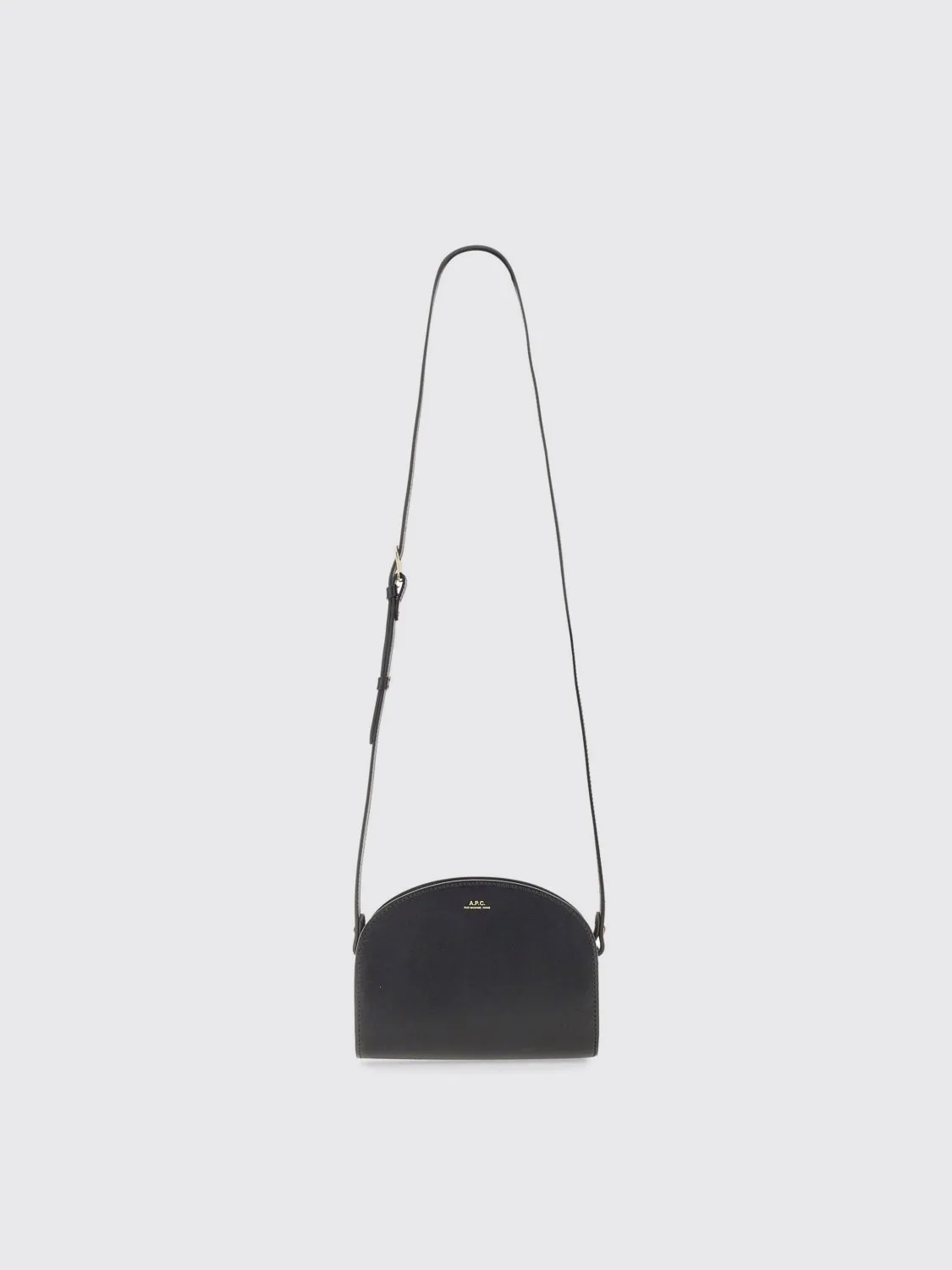 Borsa a spalla Demi Lune mini in pelle A.P.C.