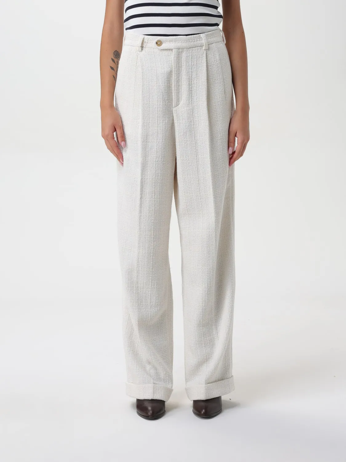 Pantalone Melissa A.P.C. in tweed misto cotone