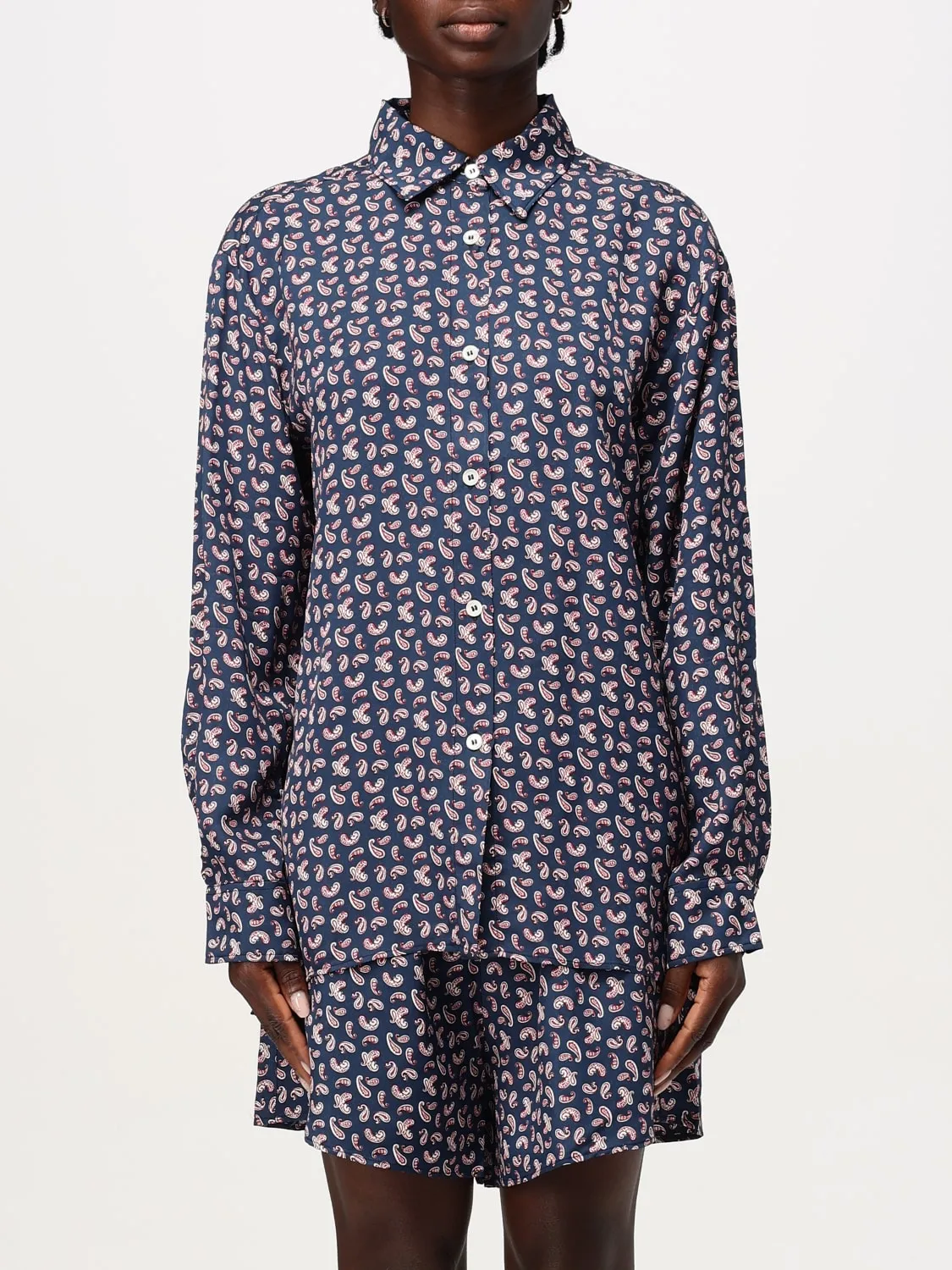 Camicia A.P.C. in viscosa stampata