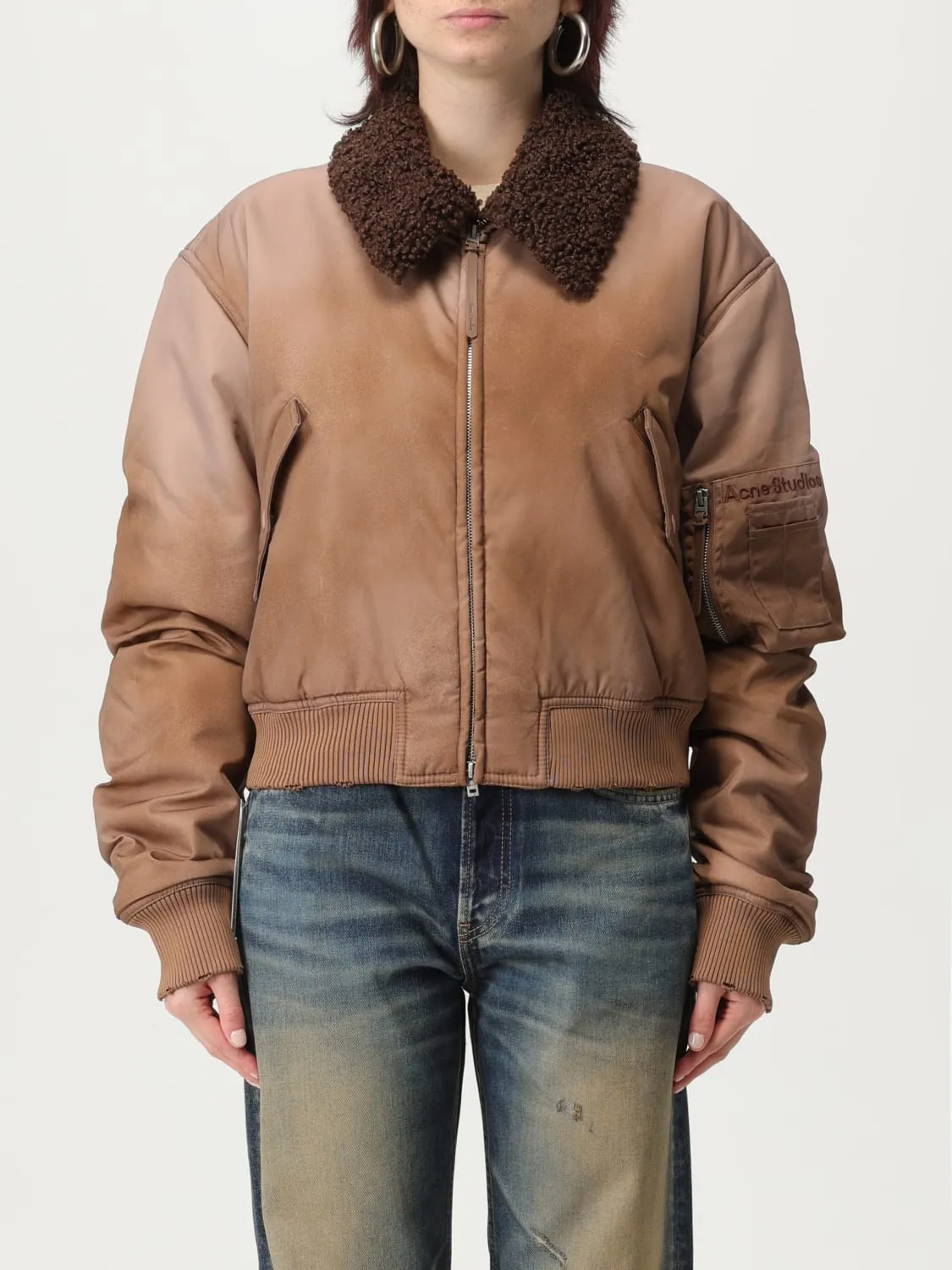 Bomber di nylon sfumato Acne Studios