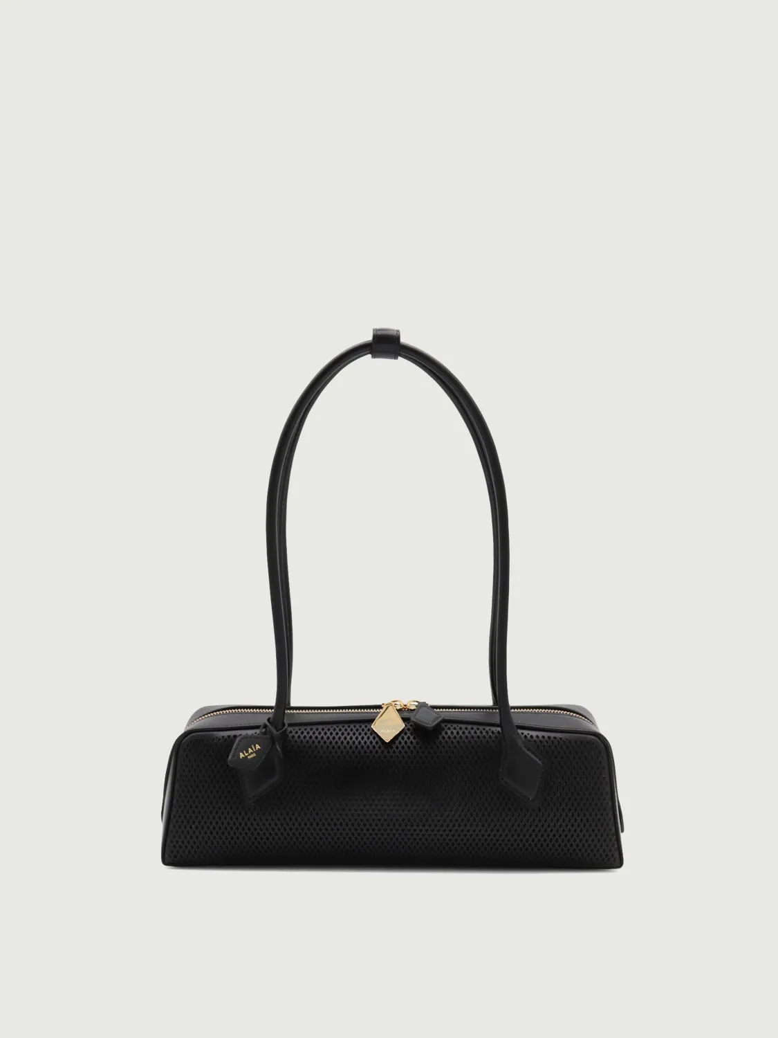 Borsa Le Teckel AlaÏa in pelle a grana