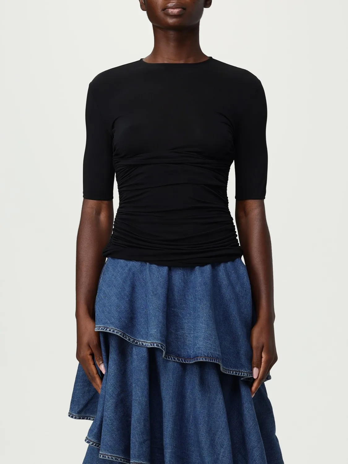 T-shirt AlaÏa in jersey stretch