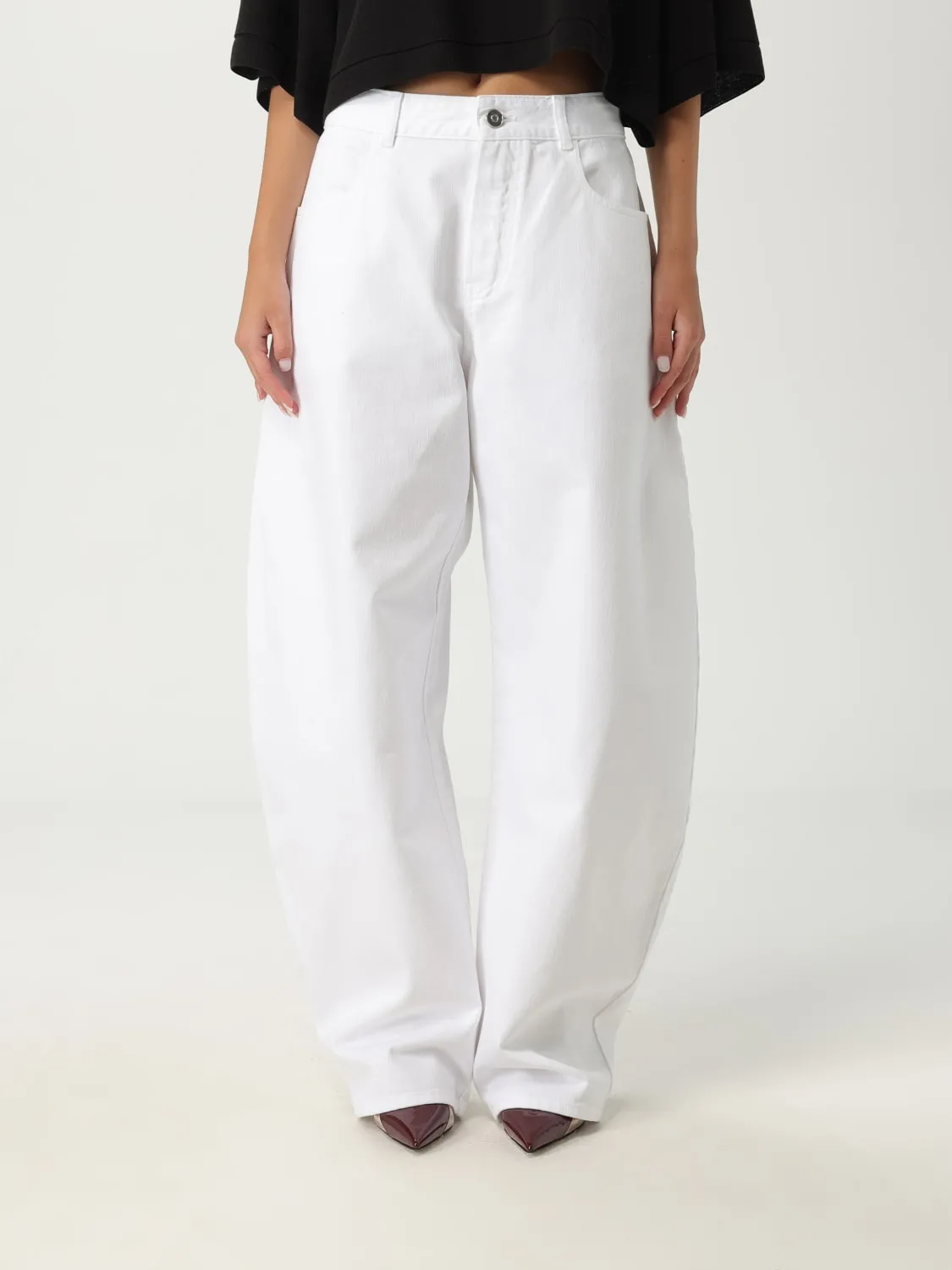 Jeans bagy AlaÏa in denim