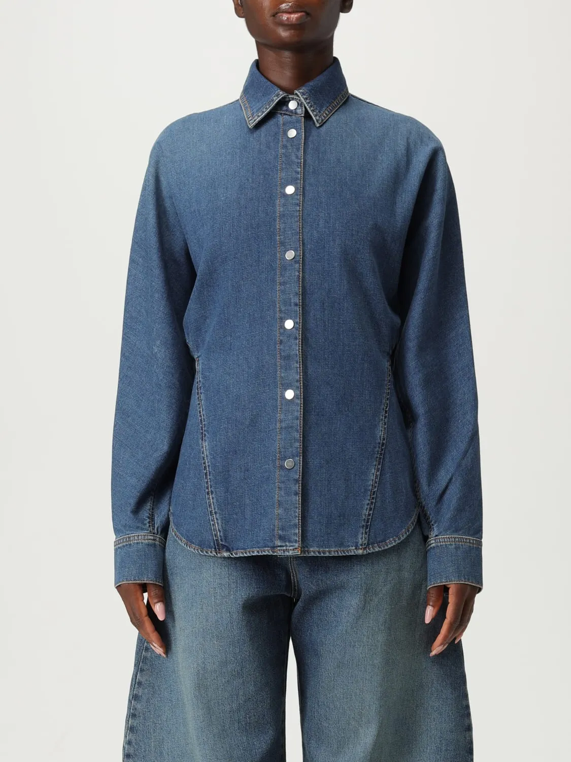 Camicia AlaÏa in denim di cotone